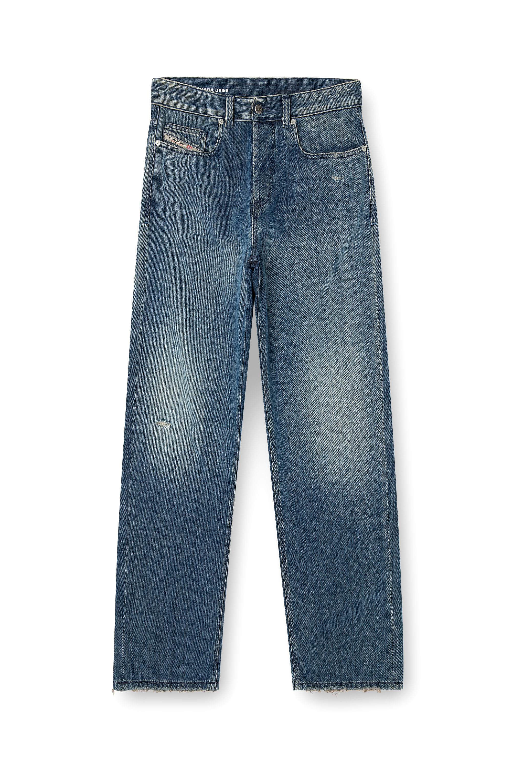Diesel - Man's Relaxed Jeans 2001 D-Macro 09M09, Dark Blue - 2