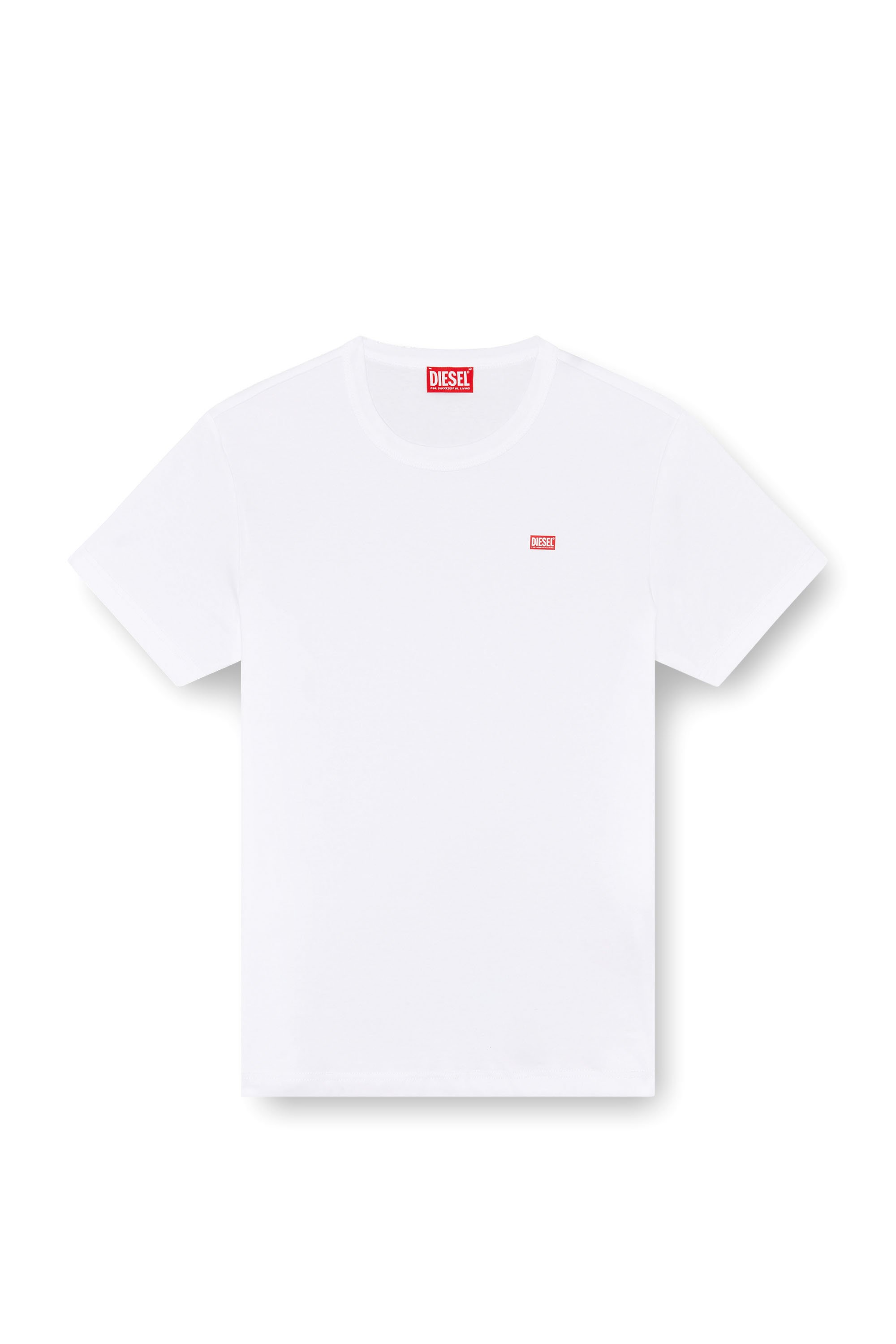 Diesel - T-MIEGOR-K77, Man's T-shirt in mercerised cotton in White - 3