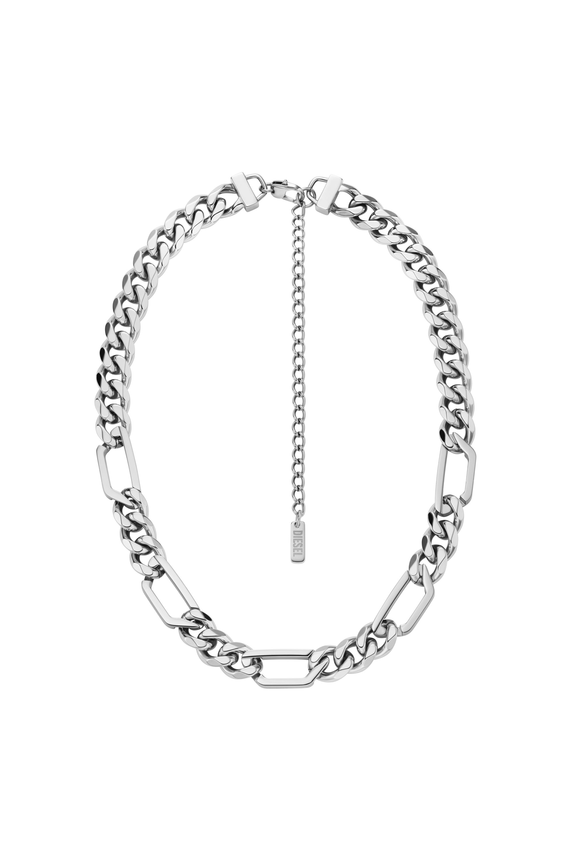 Diesel - DX1626040 JEWELLERY, Unisex's Stainless steel chain necklace in Silver - 1