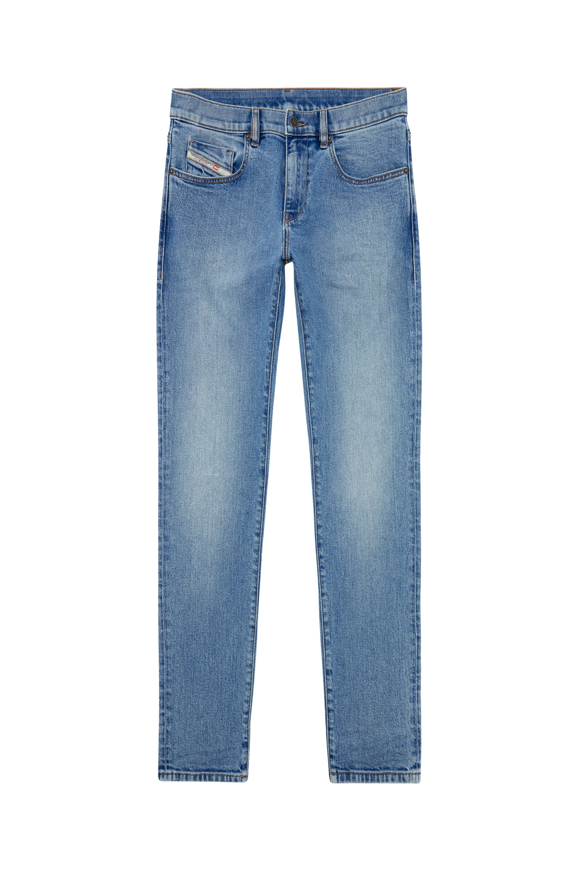 Diesel - Slim Jeans 2019 D-Strukt 0CLAF, Light Blue - Image 3