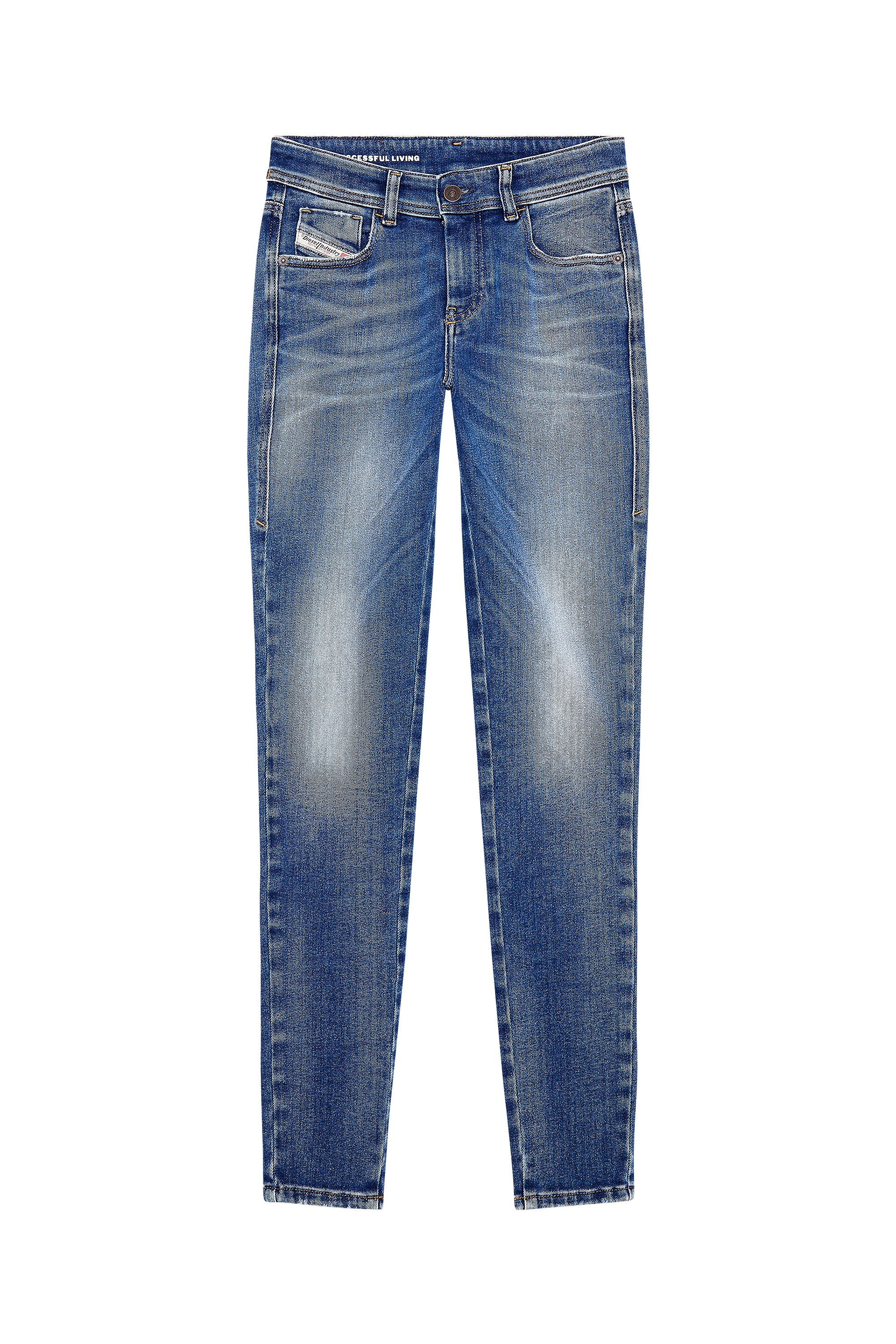 Diesel - Woman Super skinny Jeans 2017 Slandy 09H90, Medium blue - Image 6