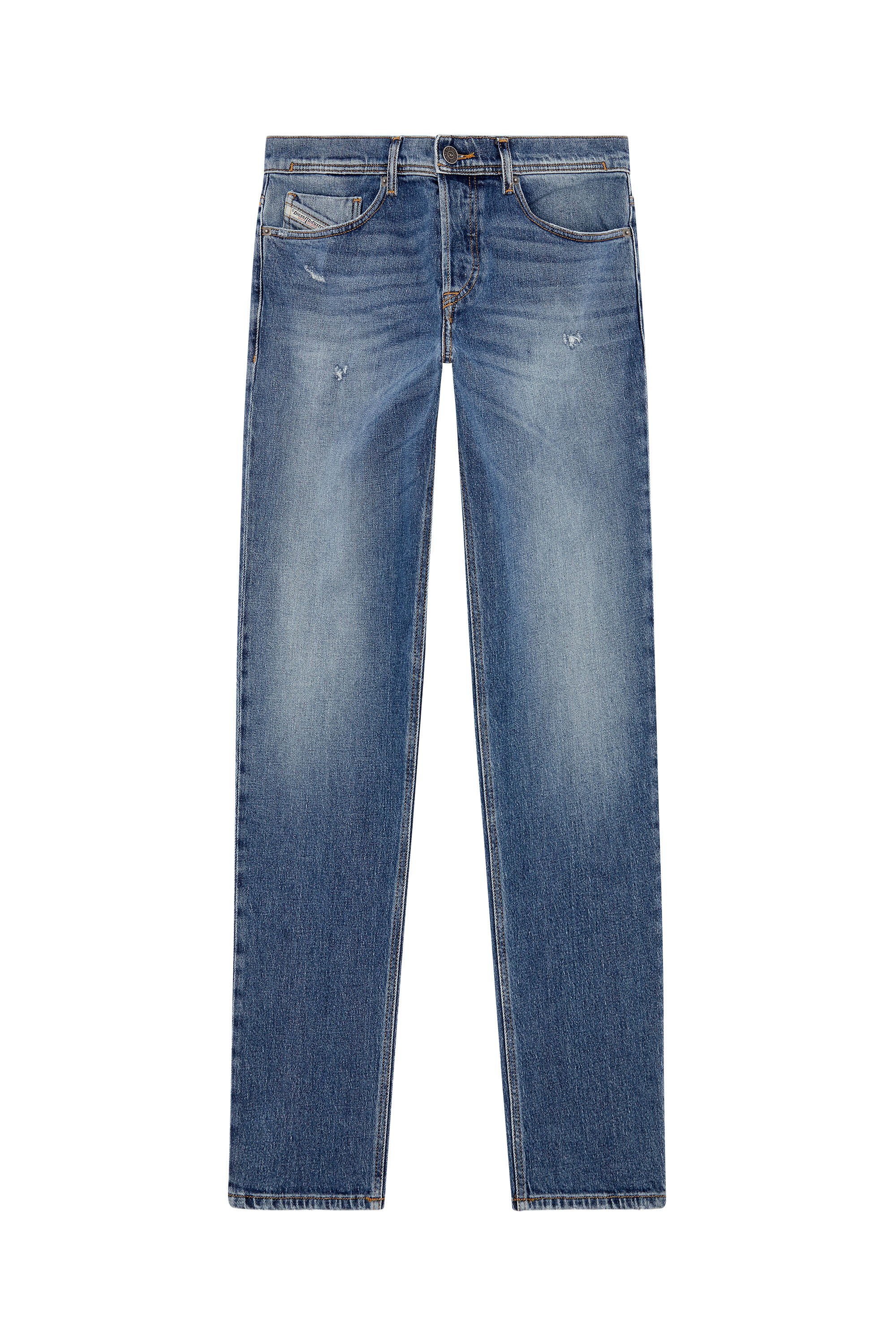 Diesel - Man Tapered Jeans 2023 D-Finitive 09I16, Medium blue - Image 5