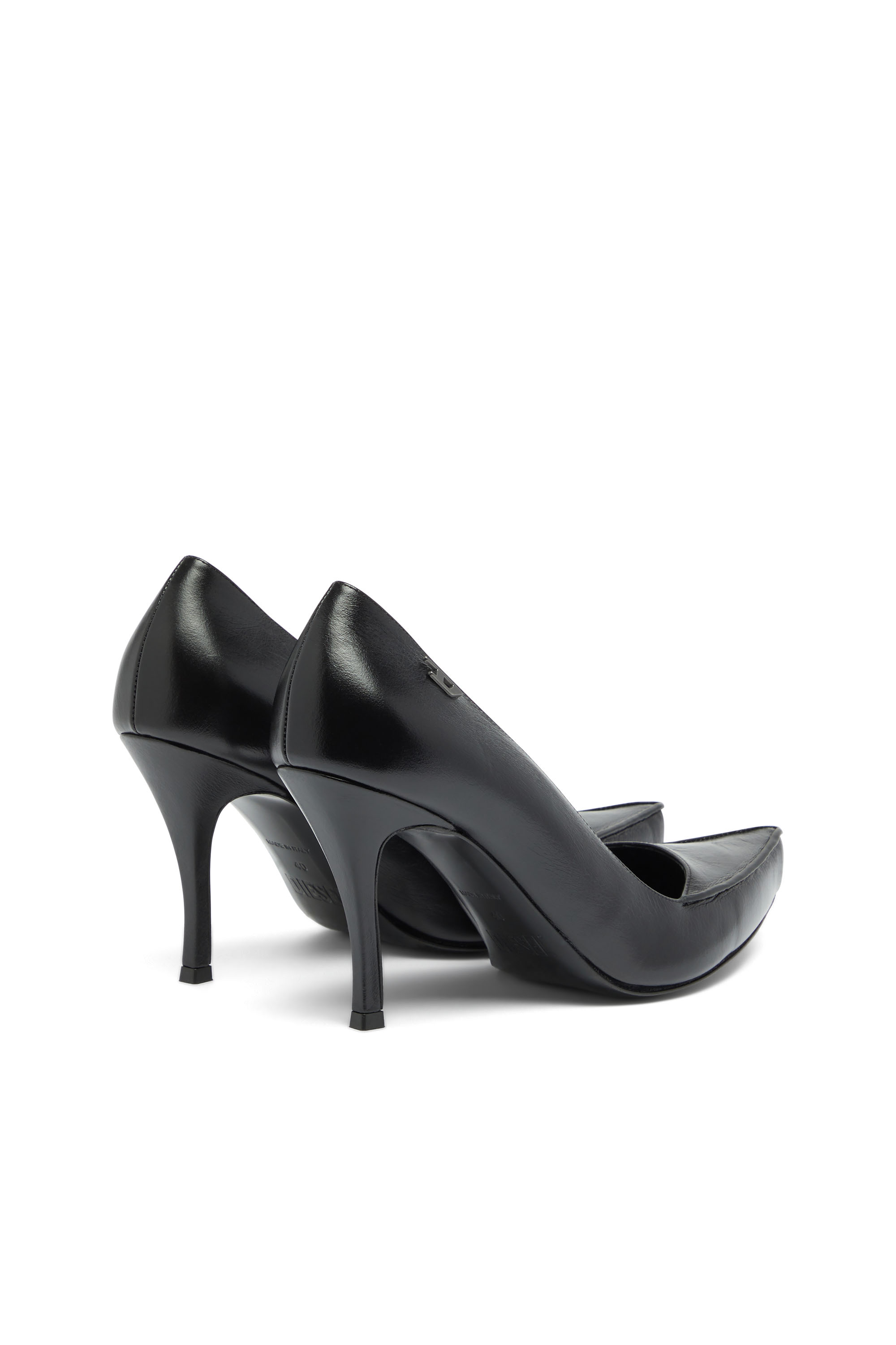 Diesel - D-LUCETTE-90-PUMP D, Woman's D-Lucette-Pumps in leather in Black - 3