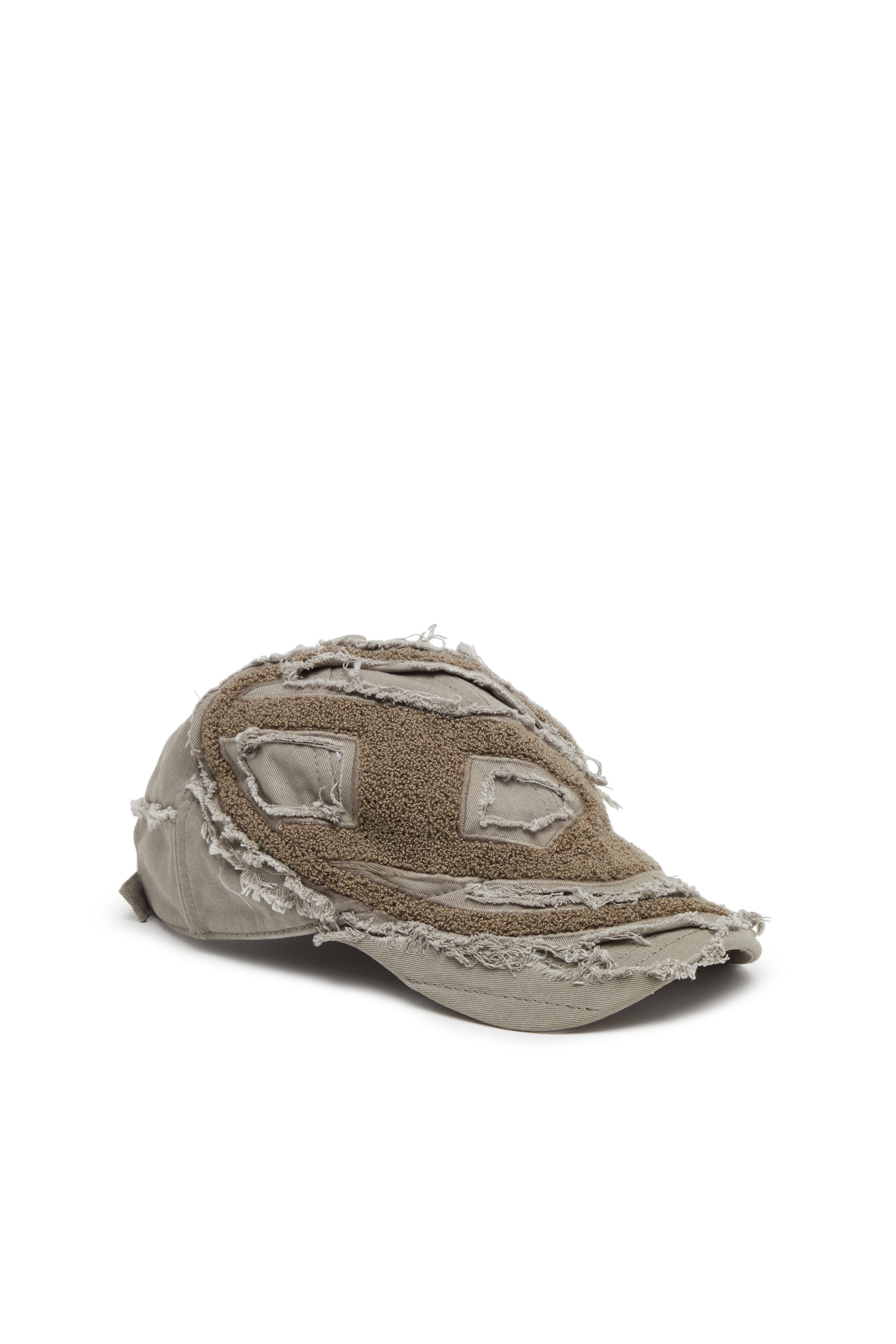 Diesel - C-OBI, Man Baseball cap with towel oval D patch in Multicolor - Image 1