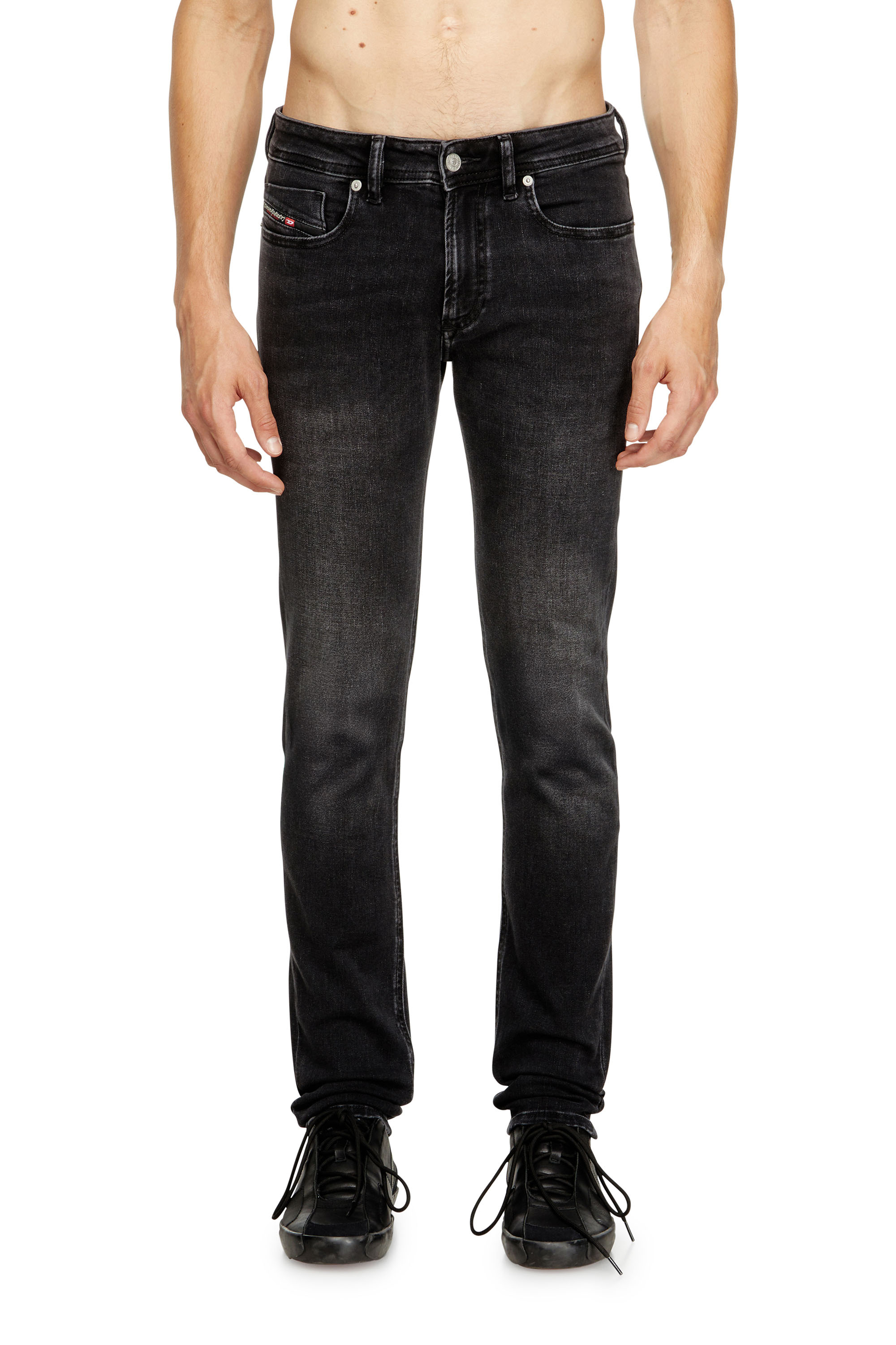 Skinny Jeans 1979 Sleenker 0DBDN, Black/Dark grey Diesel - Man's Skinny Jeans 1979 Sleenker 0DBDN, Black/Dark grey - 3