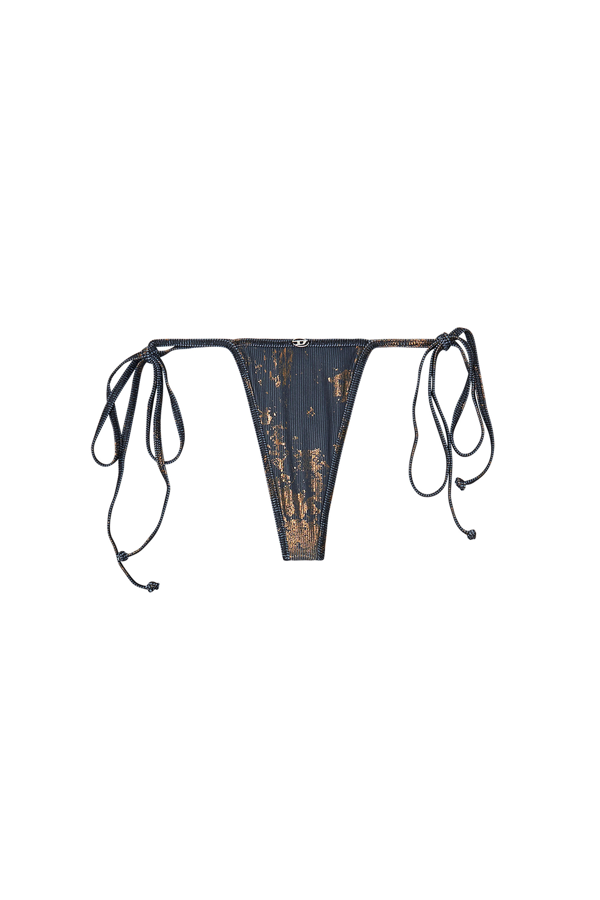 Diesel - DEMY-UTLT, Woman's Thong with abstract print in Grey - 3