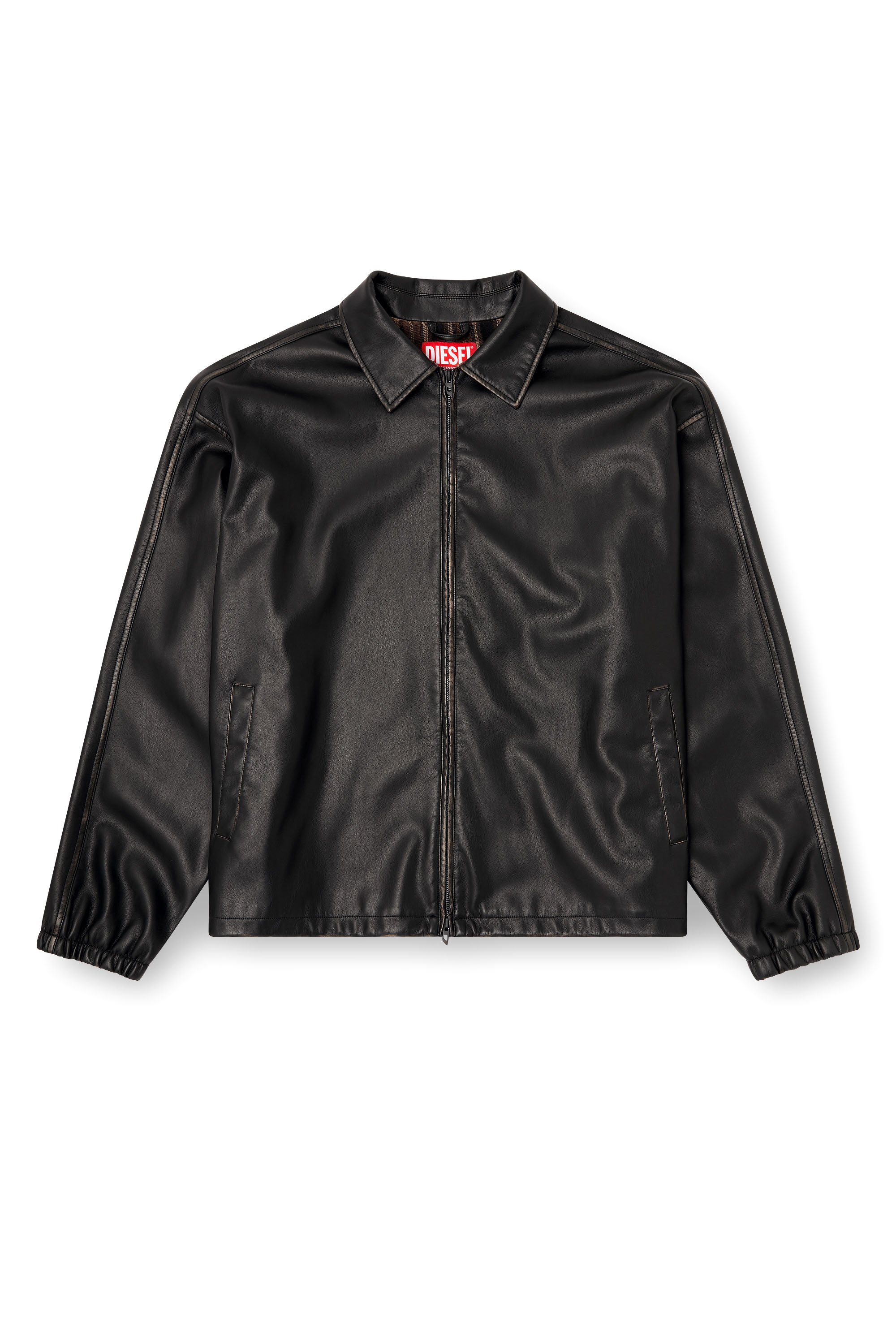 Diesel - J-AKE, Unisex's Jacket in treated technical fabric in Black - 3