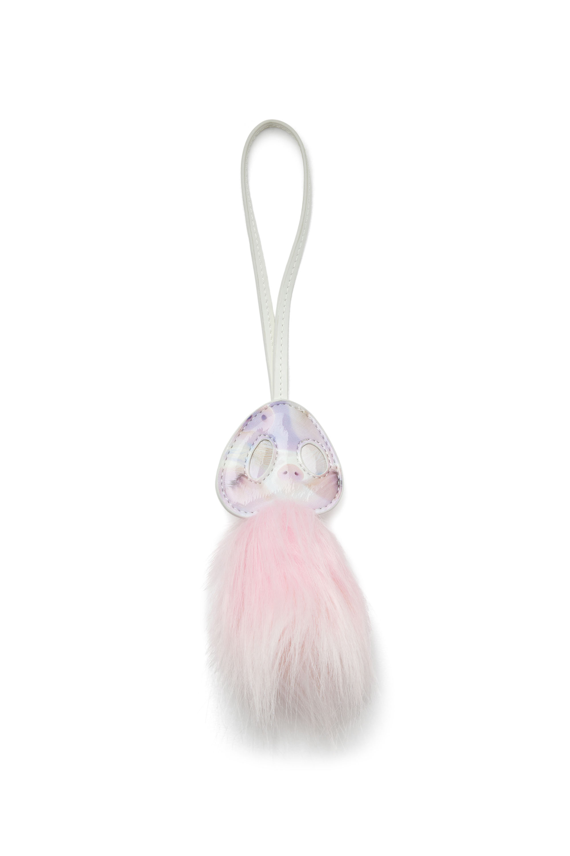 Diesel - FUR CHARMS I, Woman's Soft touch piglet's nose-shaped Charm in Pink - 1