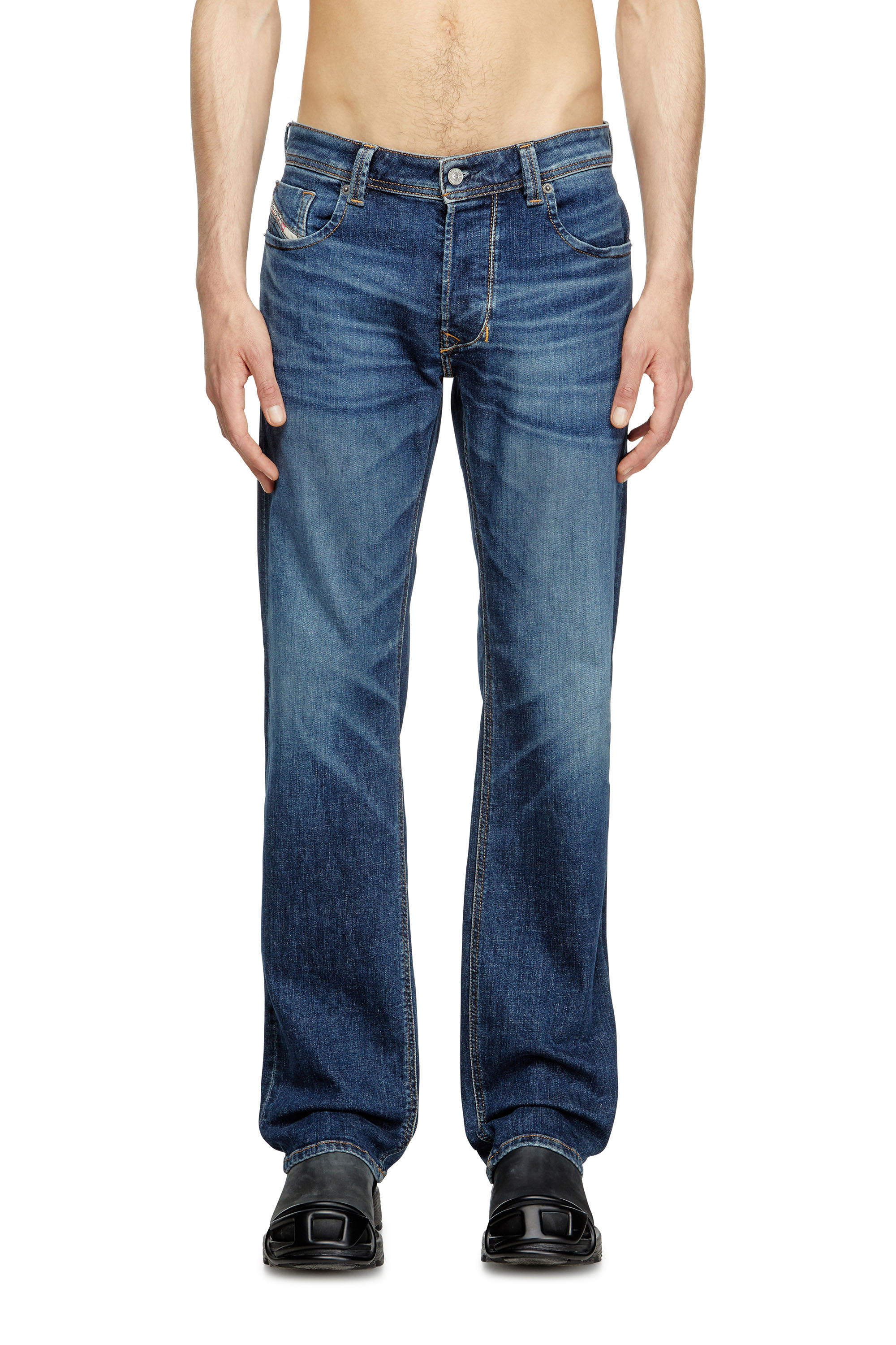 Diesel - Man's Regular Jeans 1985 Larkee 09J47, Dark Blue - 1
