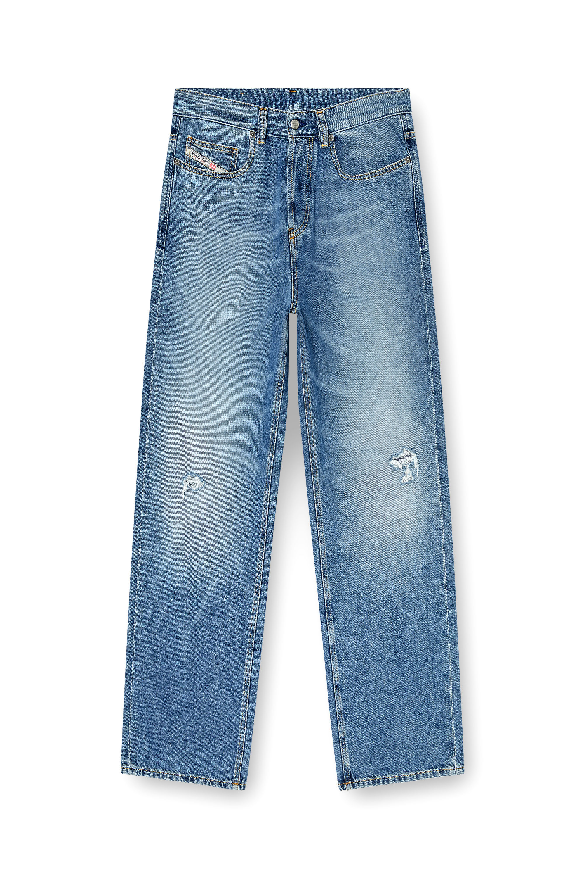 Diesel - Man's Relaxed Jeans 2001 D-Macro 09P61, Medium blue - 3