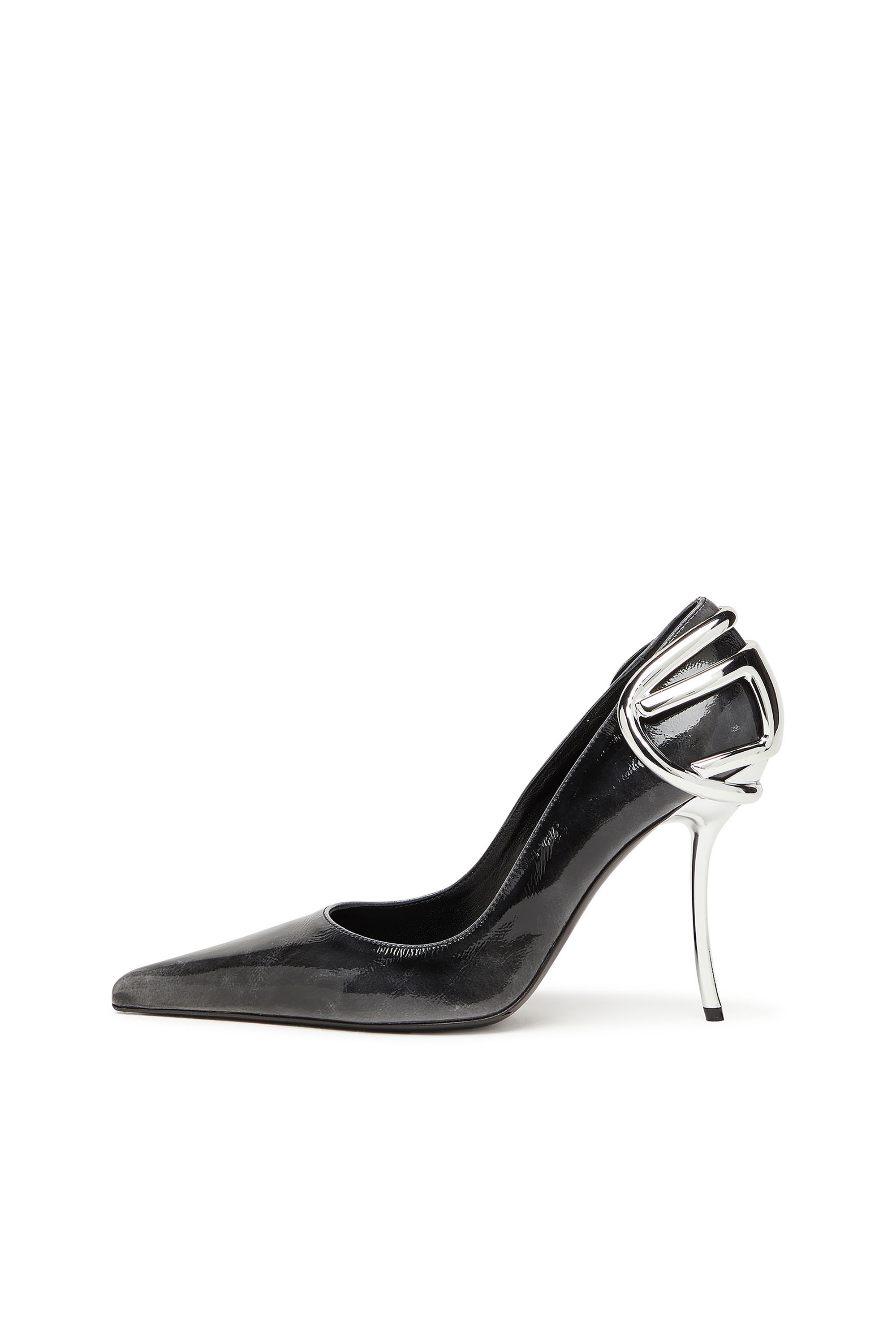 D-TEN&HALF P, Black Diesel - D-TEN&HALF P, Woman's D-Ten&Half-Pumps in patent pull-up leather in Black - 8