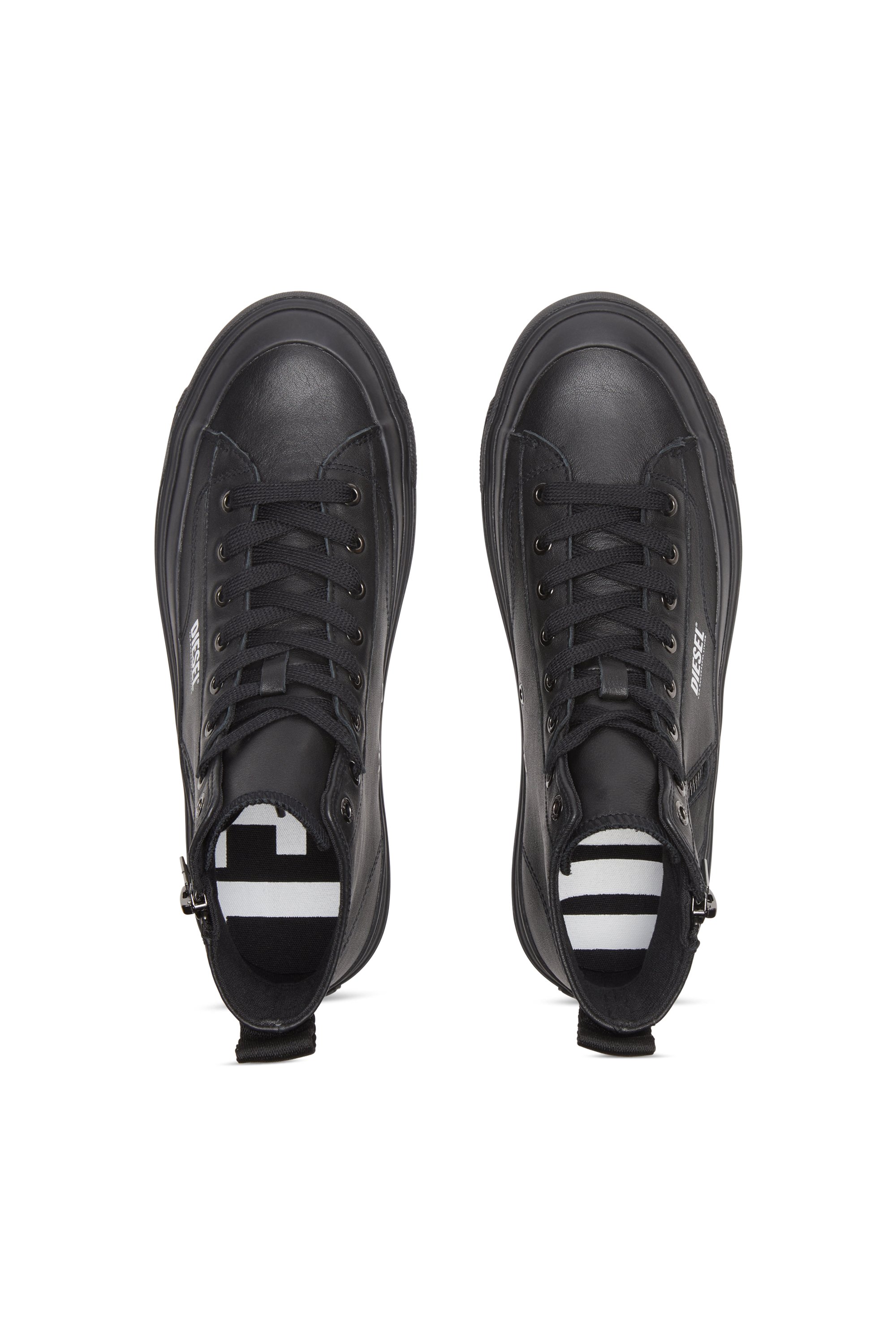 Diesel - S-ATHOS DV MID, Man's S-Athos Dv Mid - High-top sneakers with side zip in Black - 5