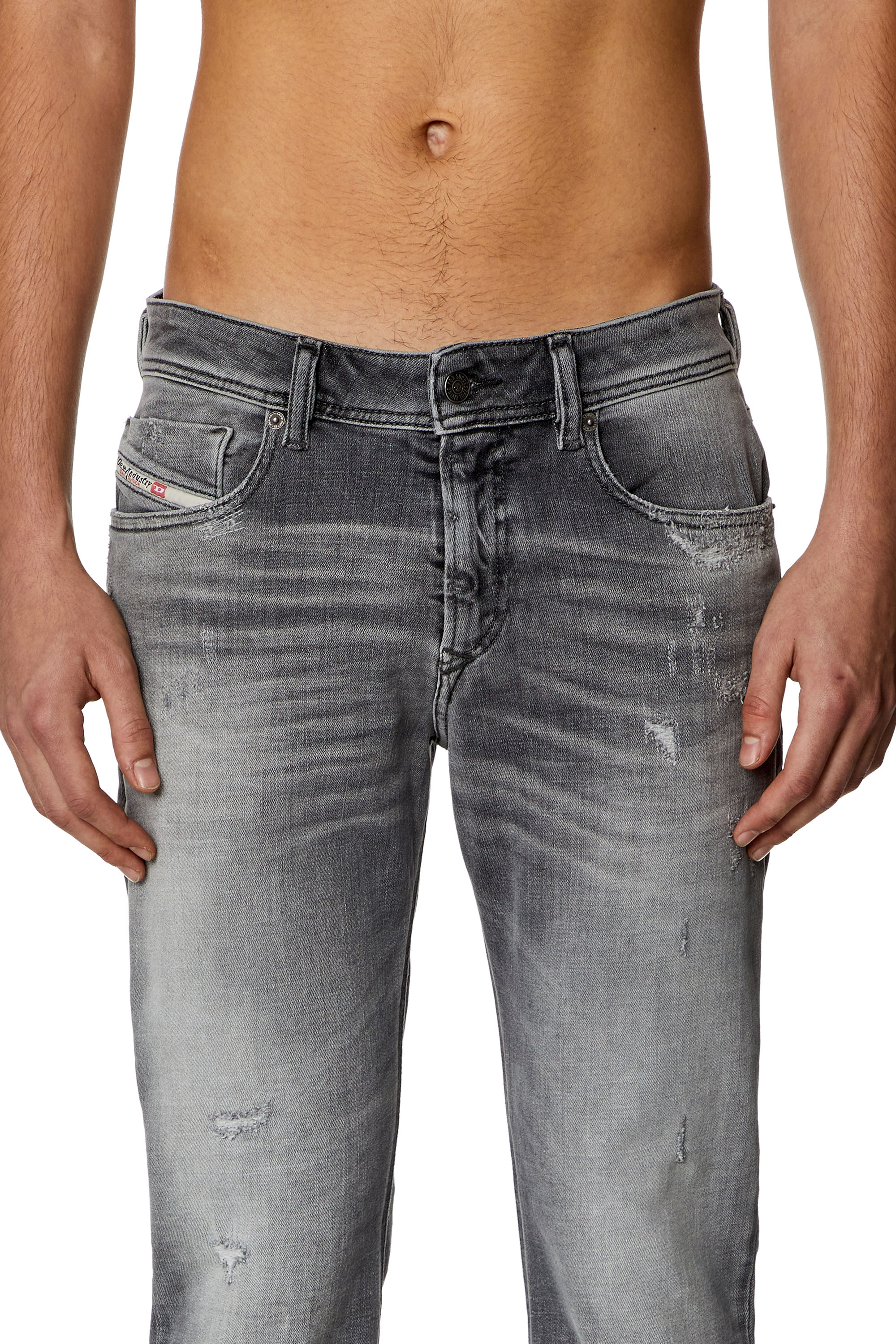 Diesel - Man Skinny Jeans 1979 Sleenker 09H70, Grey - Image 4