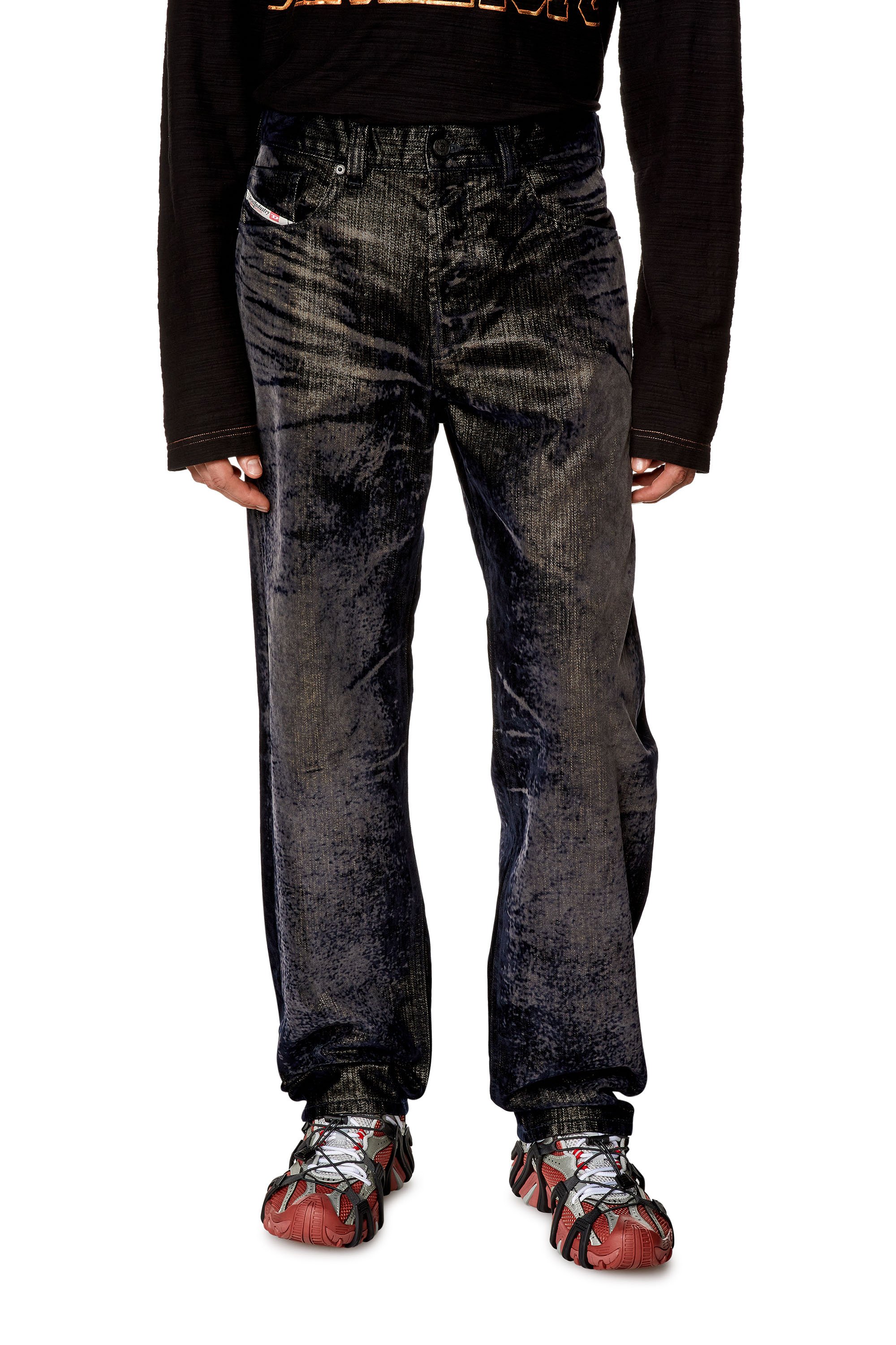 Diesel - Man Straight Jeans 2010 D-Macs 09I49, Black/Dark grey - Image 1