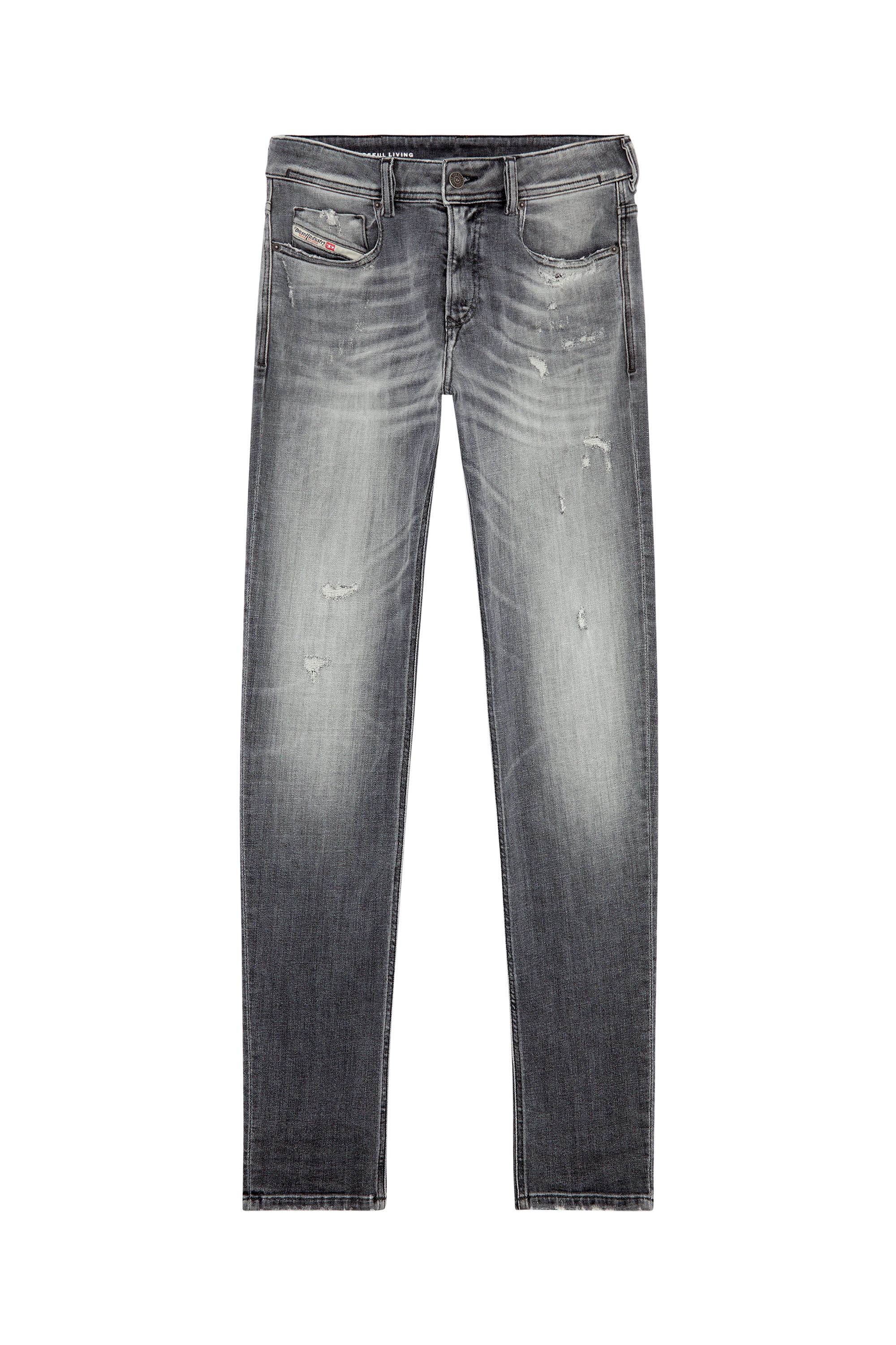 Diesel - Man Skinny Jeans 1979 Sleenker 09H70, Grey - Image 5