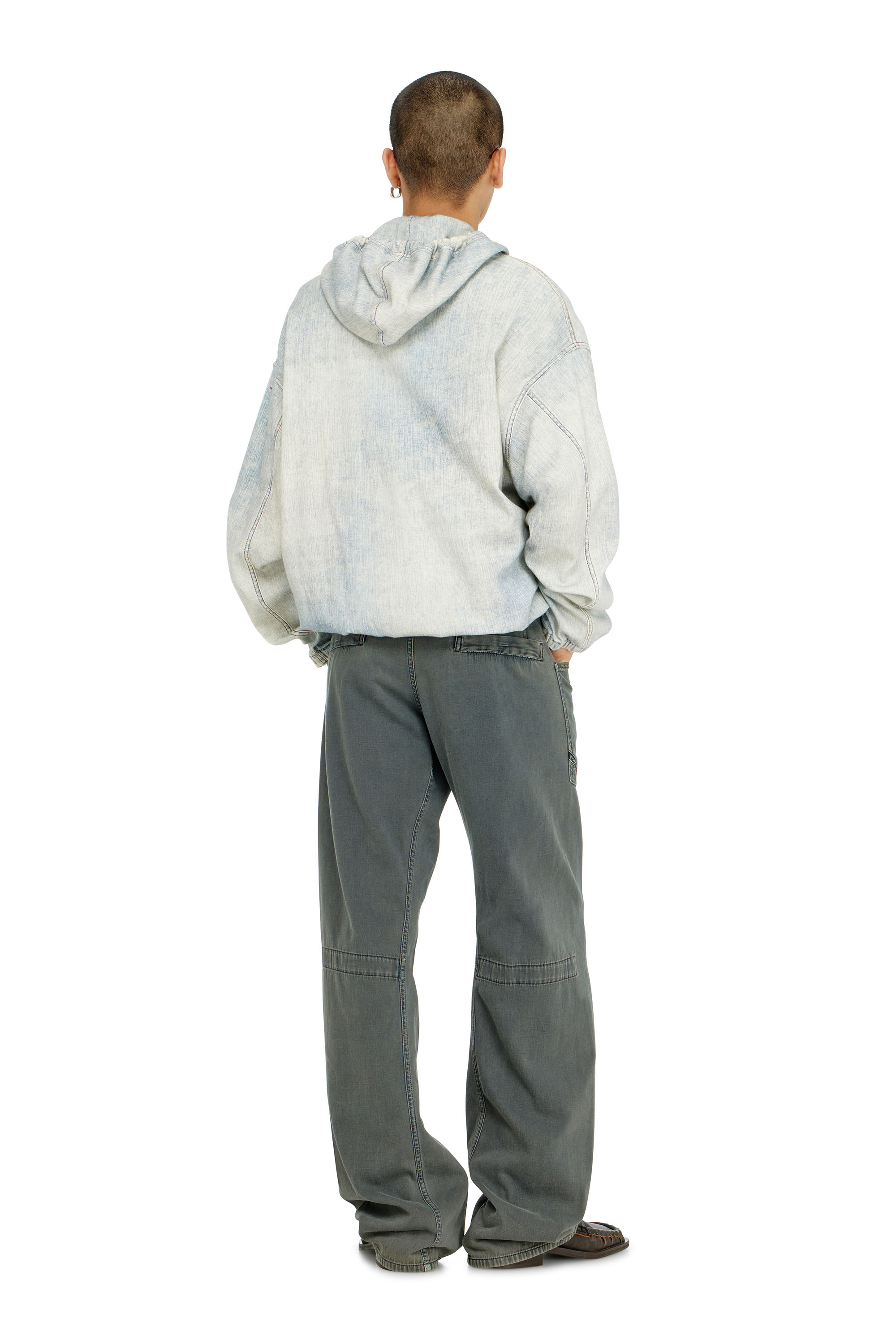 Diesel - Man's Relaxed Jeans D-Zeta 068WR, Grey - 3