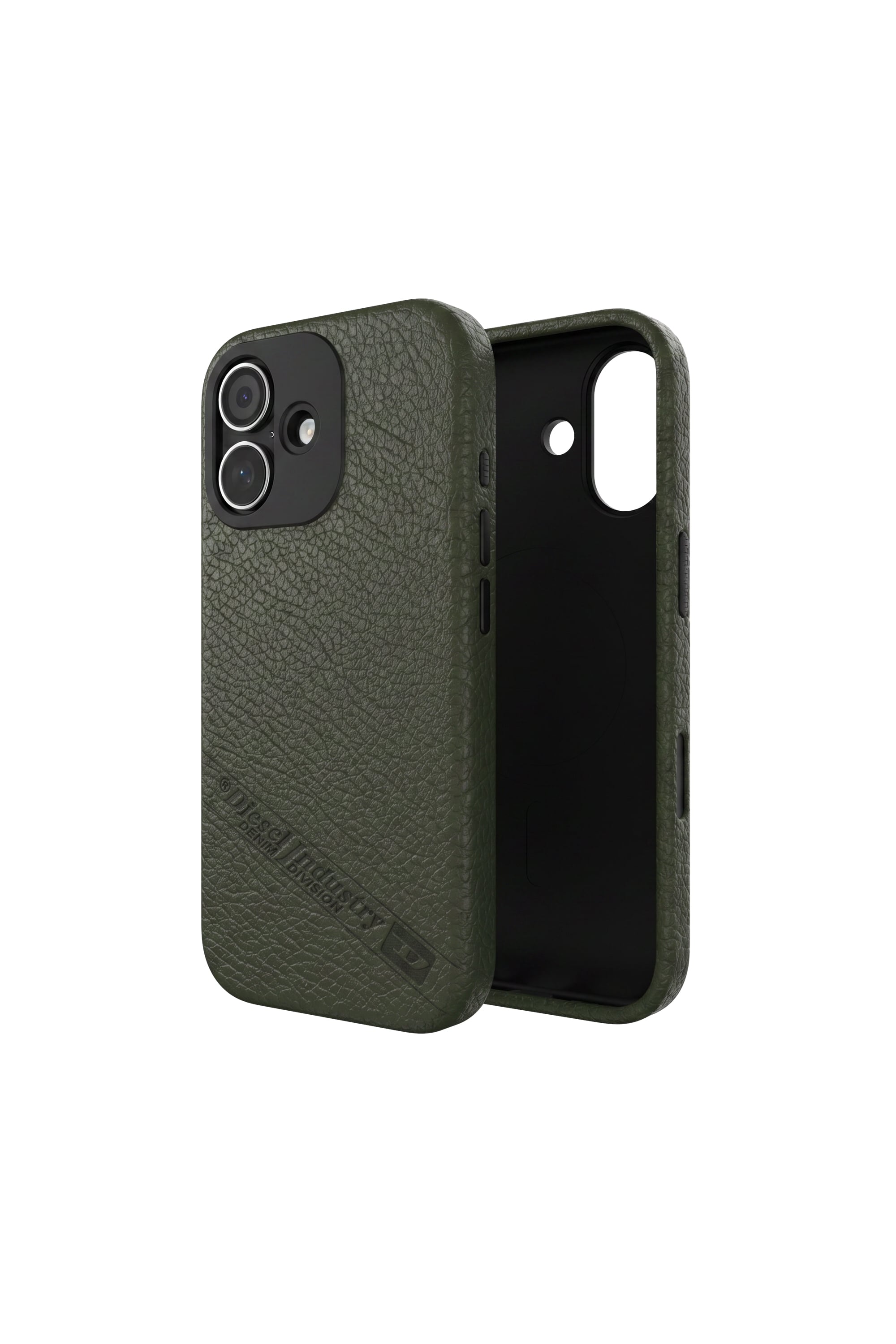 Diesel - 60646 MOULDED CASE, Unisex's Flag D case with MagSafe for iPhone 17 in Dark Green - 1