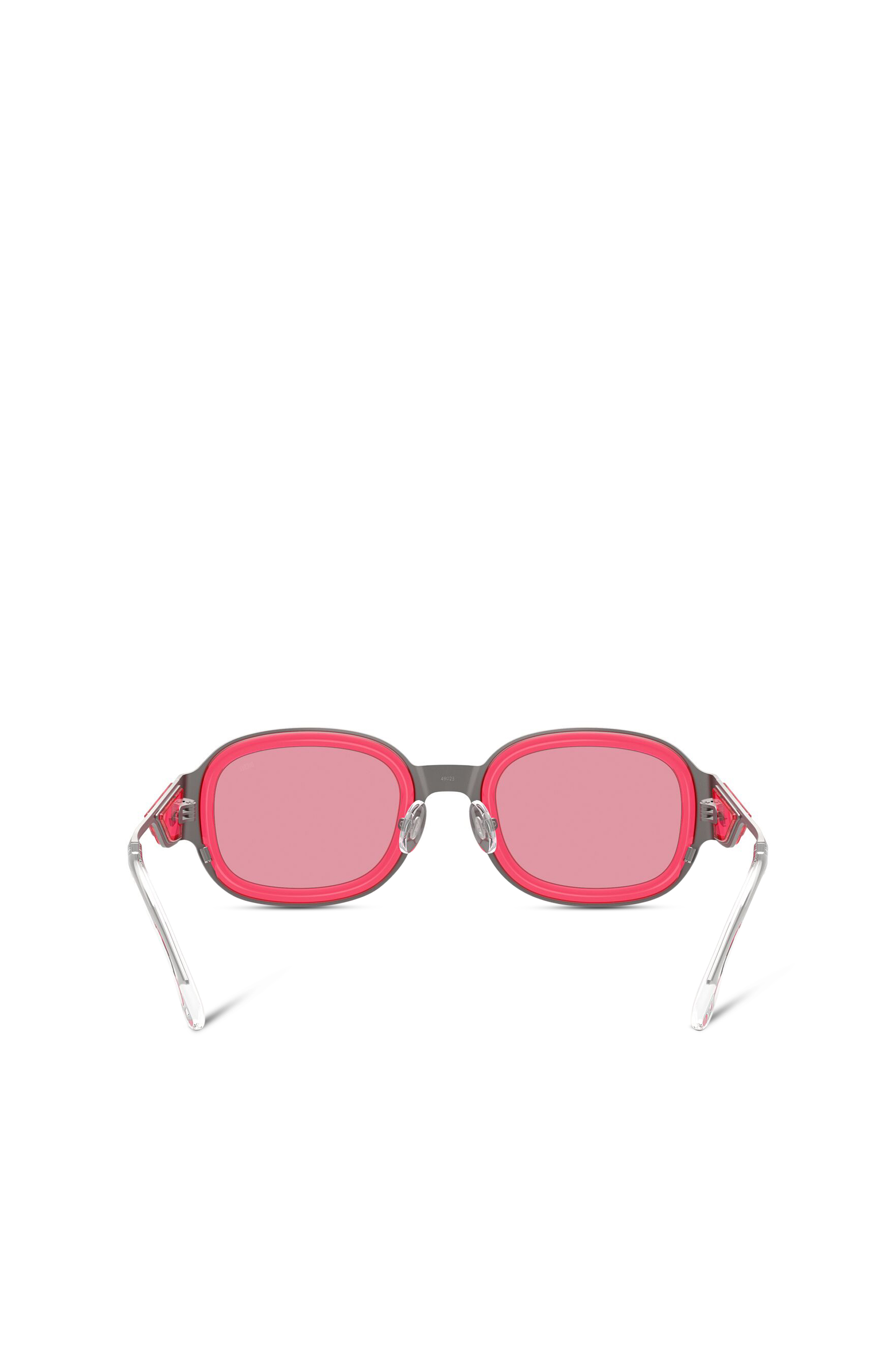 Diesel - 0DL1020, Unisex's Square sunglasses in Grey/Red - 3