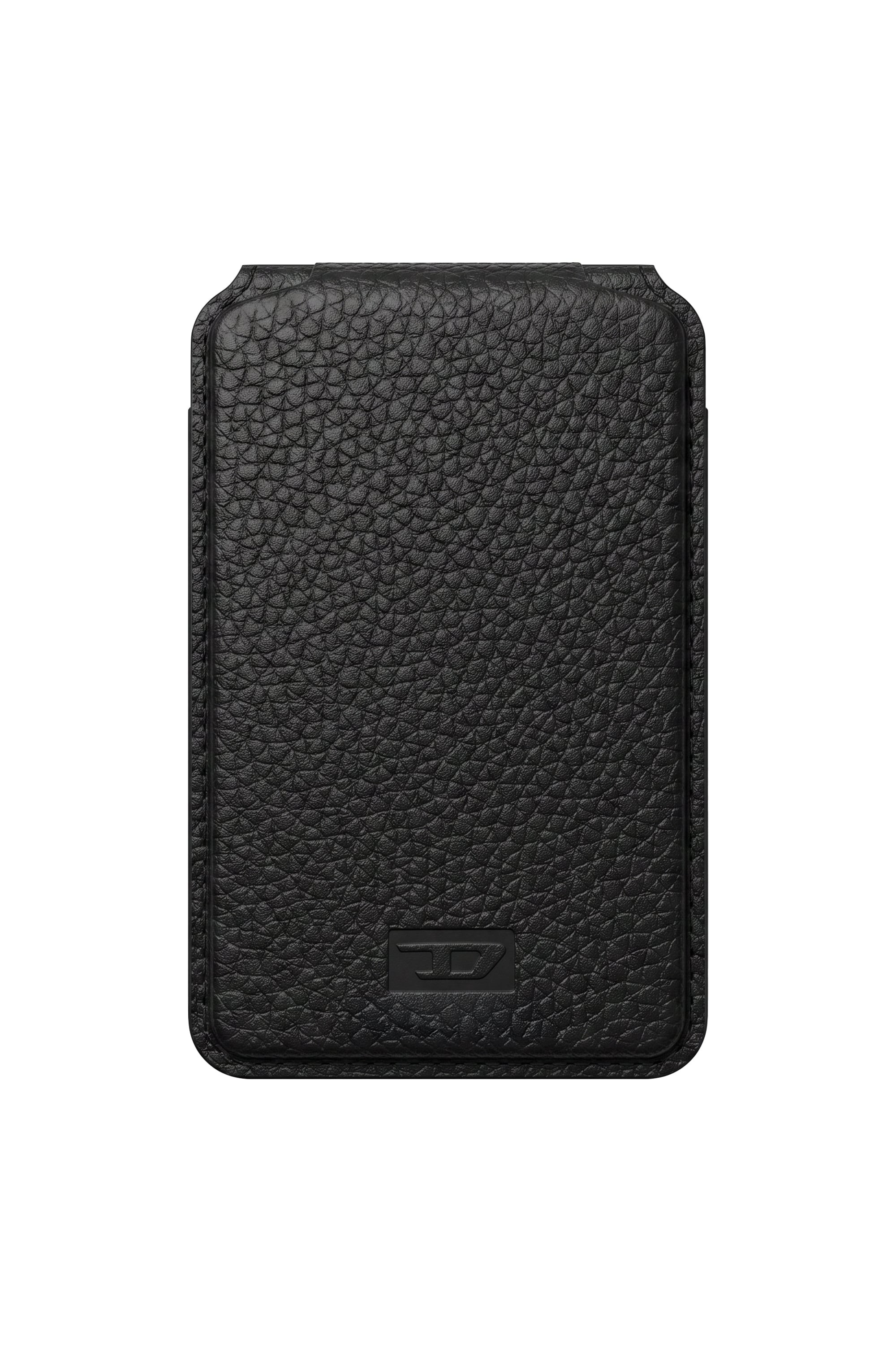 Diesel - 60649 CARD HOLDER, Unisex's Flag D MagSafe card holder in Black - 3