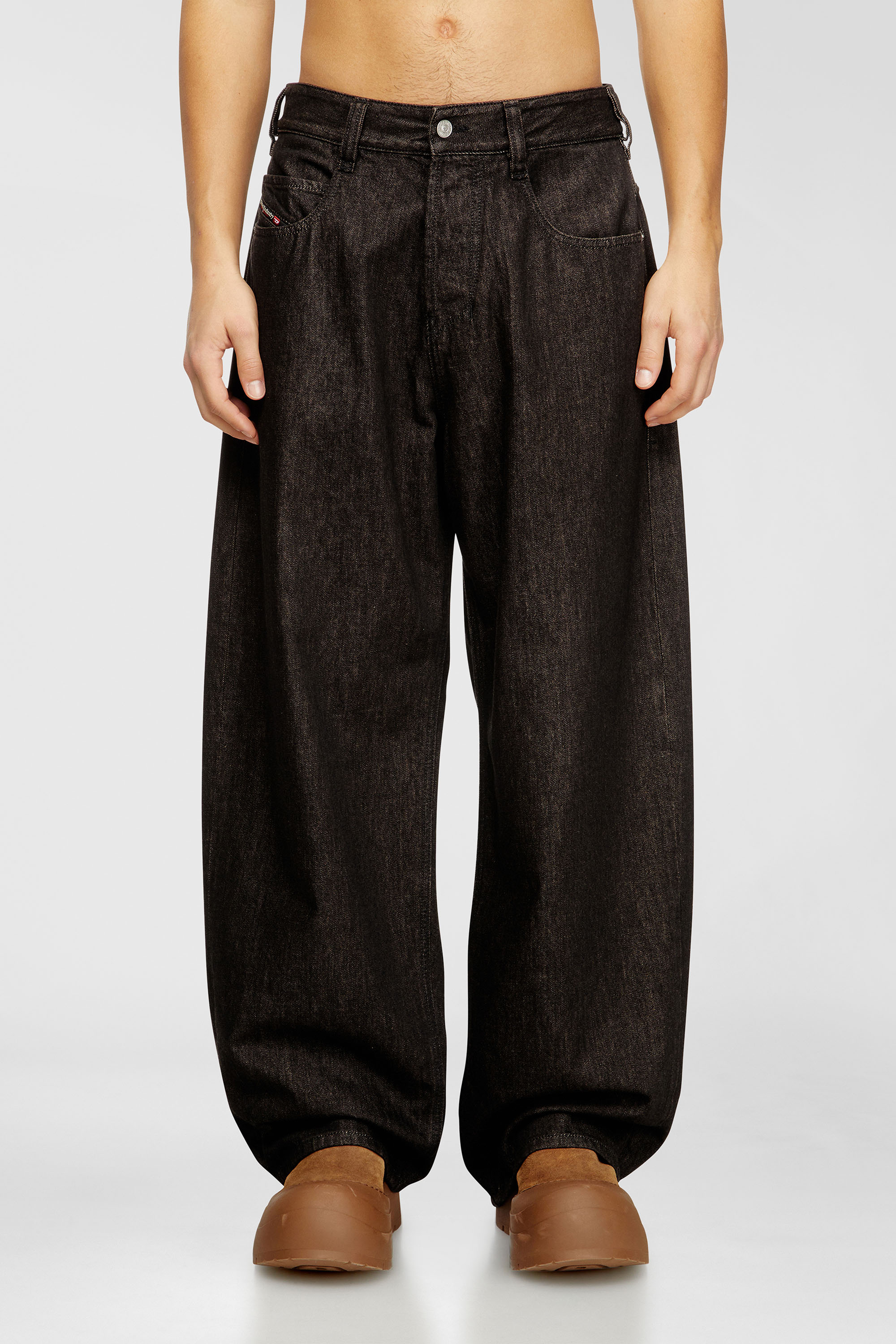 Diesel - Unisex's Relaxed Jeans 1997 D-Enim-M 09N25, Black/Dark grey - 2