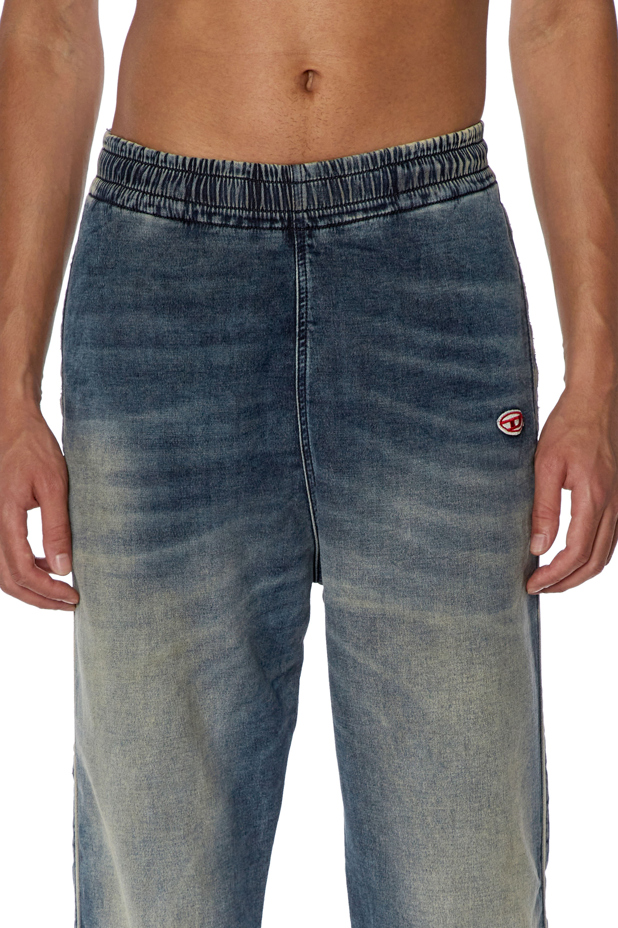 Diesel - Tapered D-Lab Track Denim 068FN, Dark Blue - Image 3