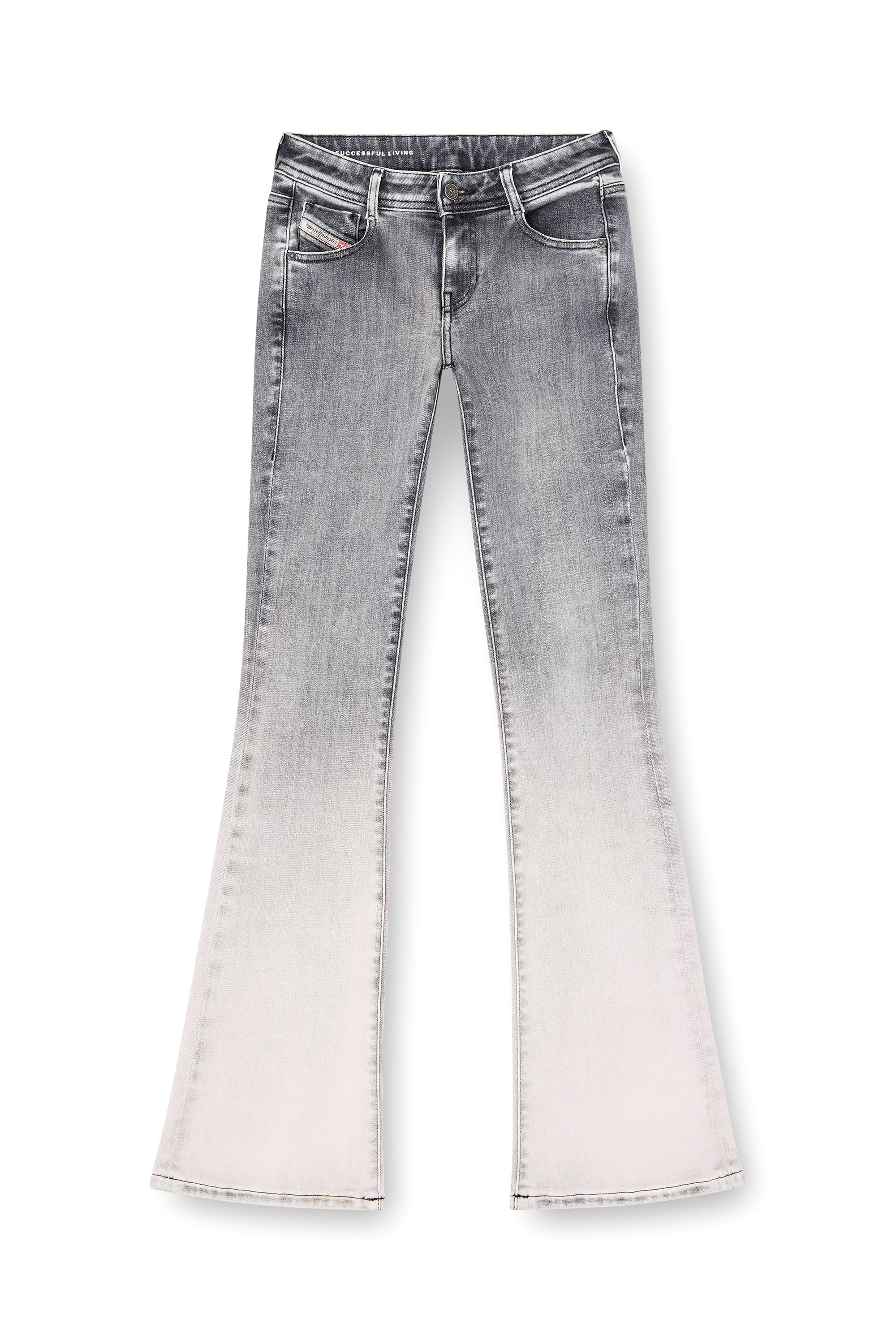 Diesel - Woman's Bootcut Jeans 1969 D-Ebbey 09K53, Light Grey - 3