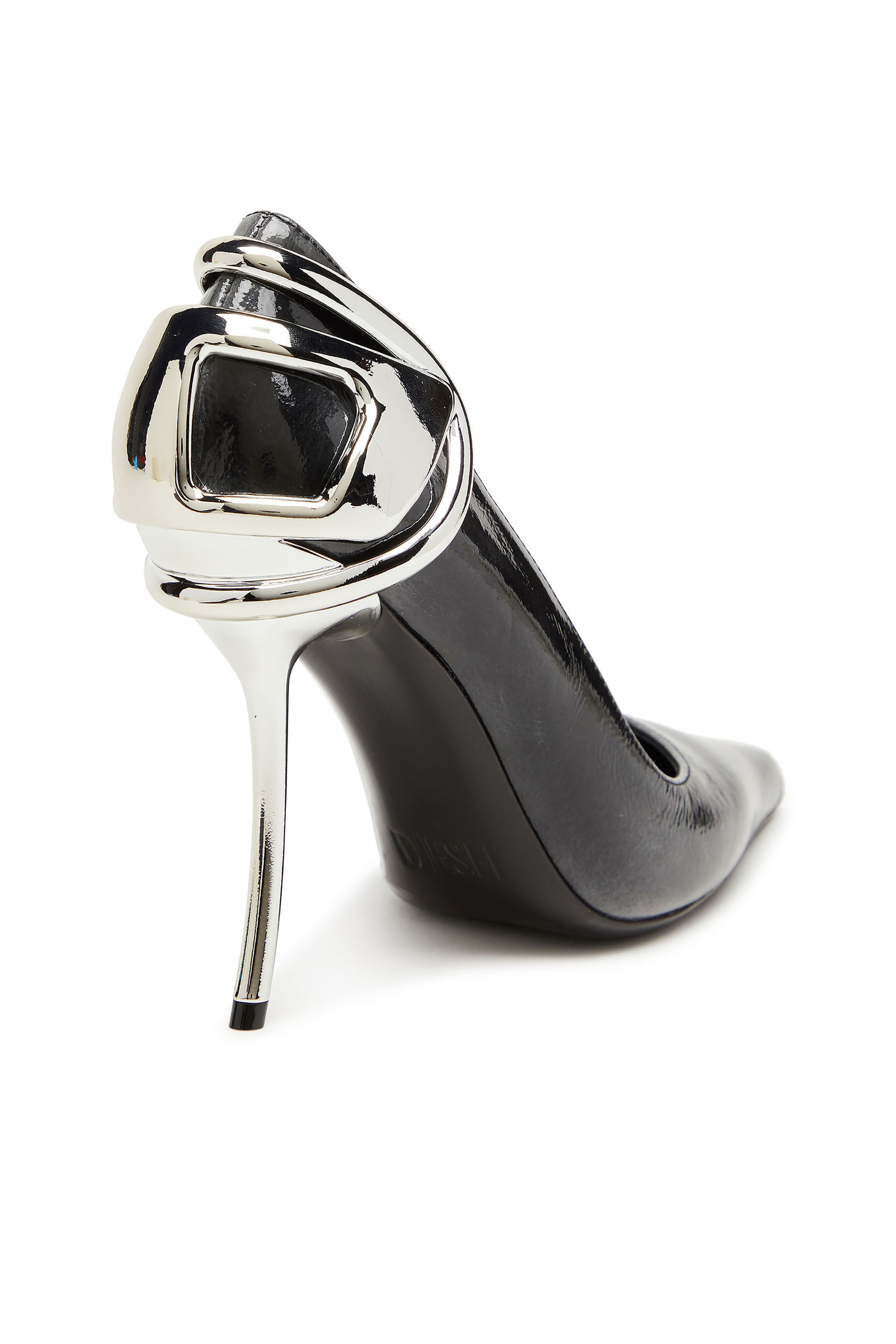 D-TEN&HALF P, Black Diesel - D-TEN&HALF P, Woman's D-Ten&Half-Pumps in patent pull-up leather in Black - 5