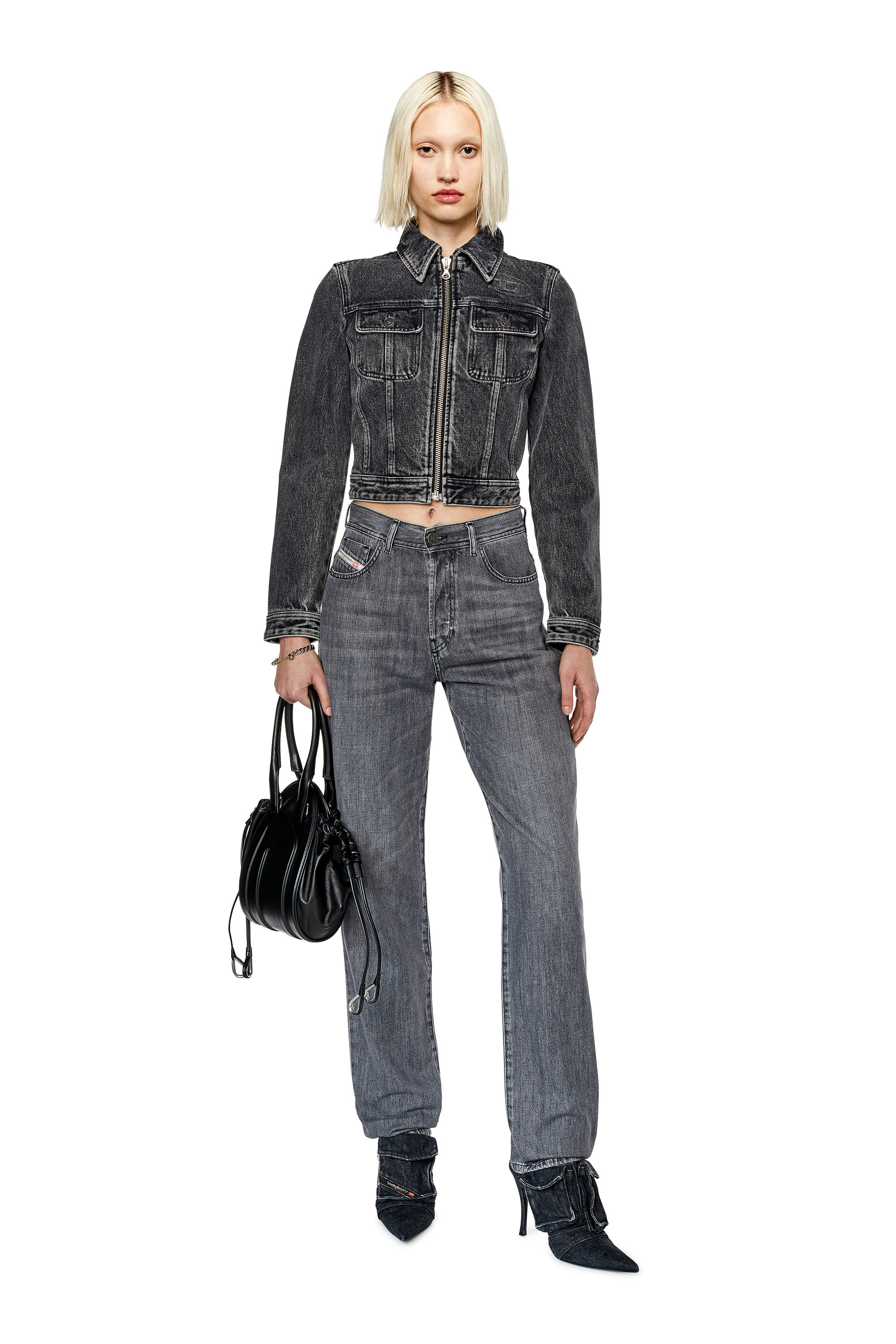 Diesel - Straight Jeans 1956 D-Tulip 068EU, Grey - Image 2