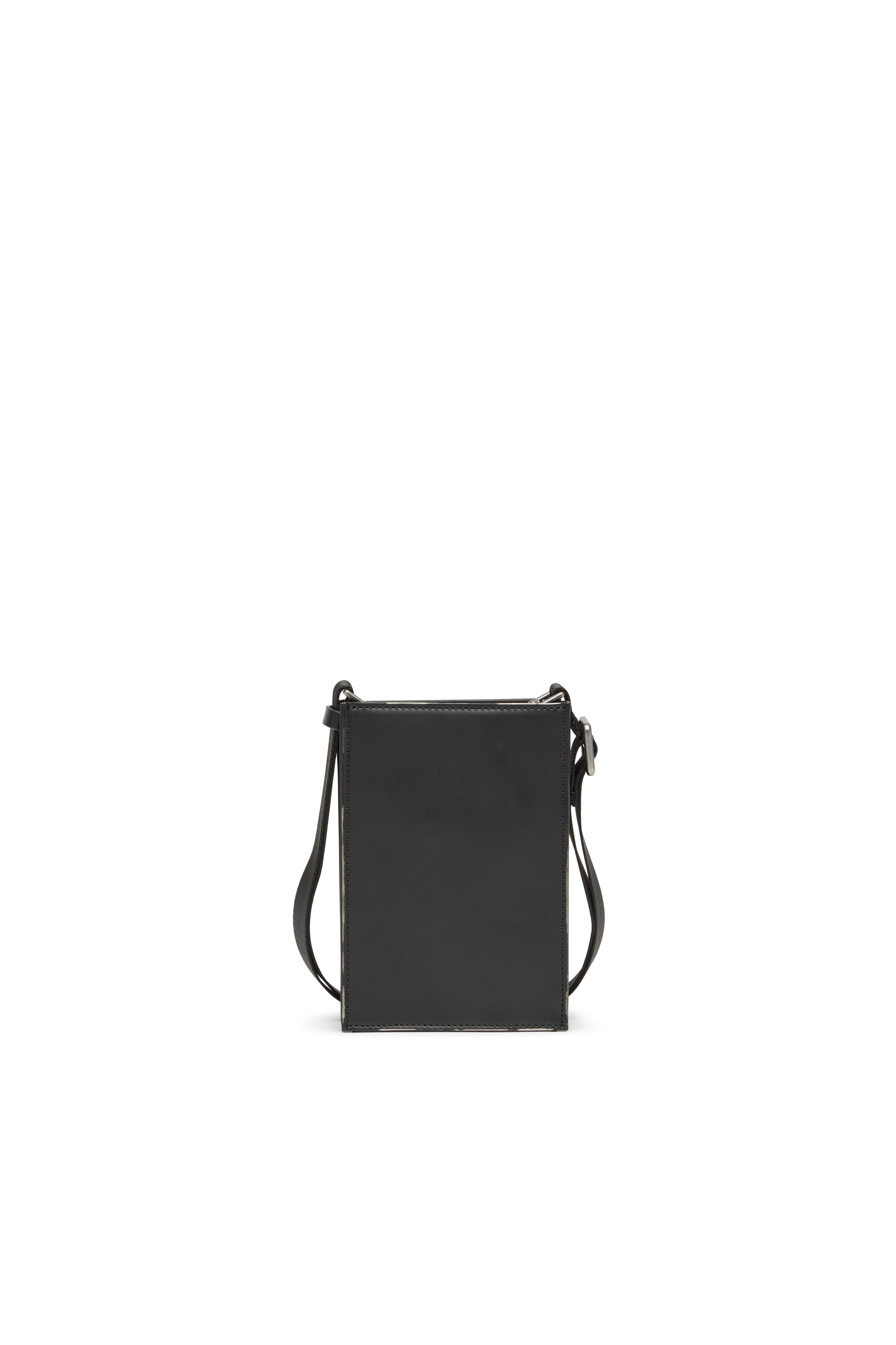 Diesel - DSL 3D MINI CROSSBODY X, Unisex's Dsl 3D - Bag with embossed logo in Black - 2