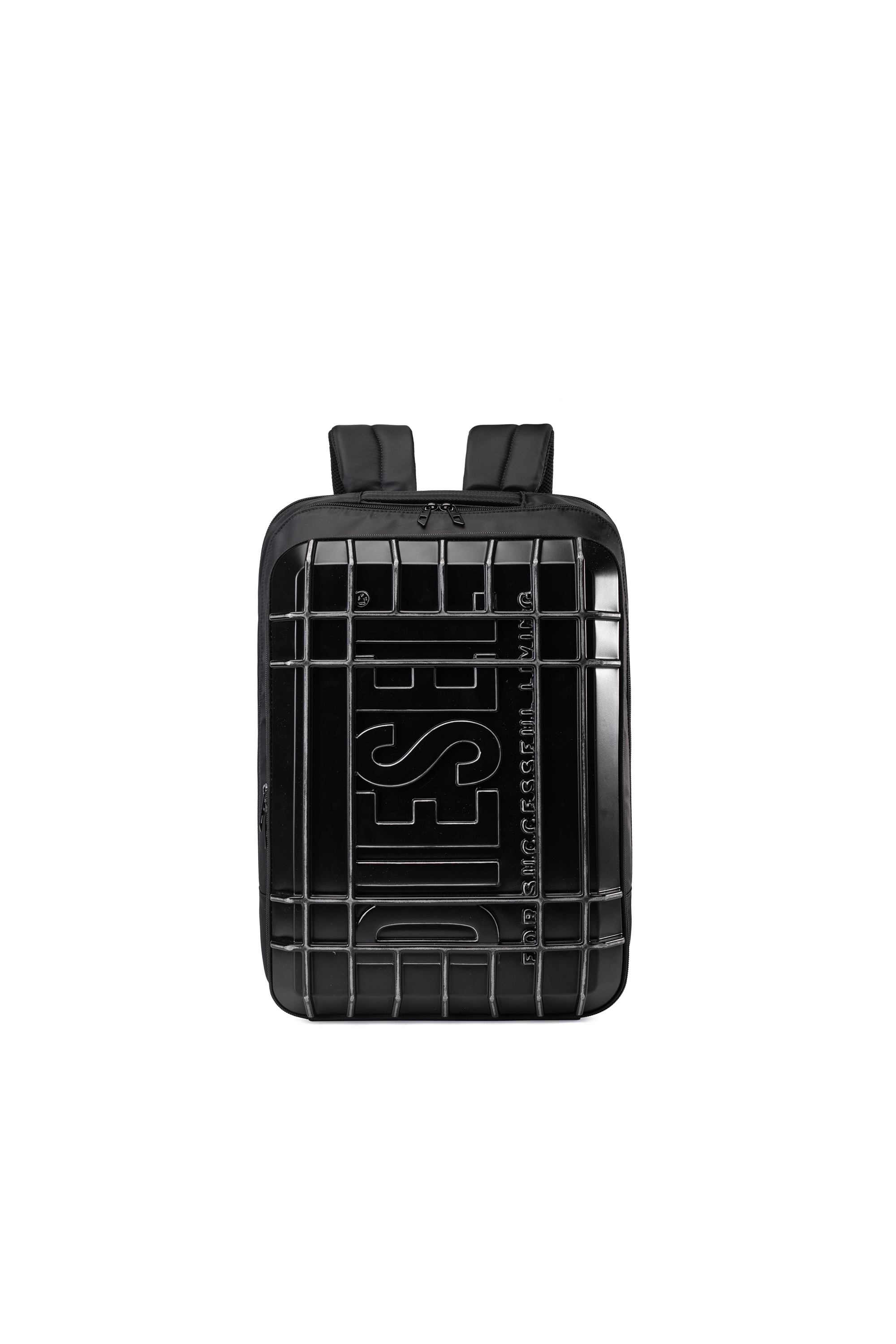 Diesel - DIESEL PC STRONG IMAGE BACKPACK- DSB005, Unisex's Rugged travel backpack in Black - 2