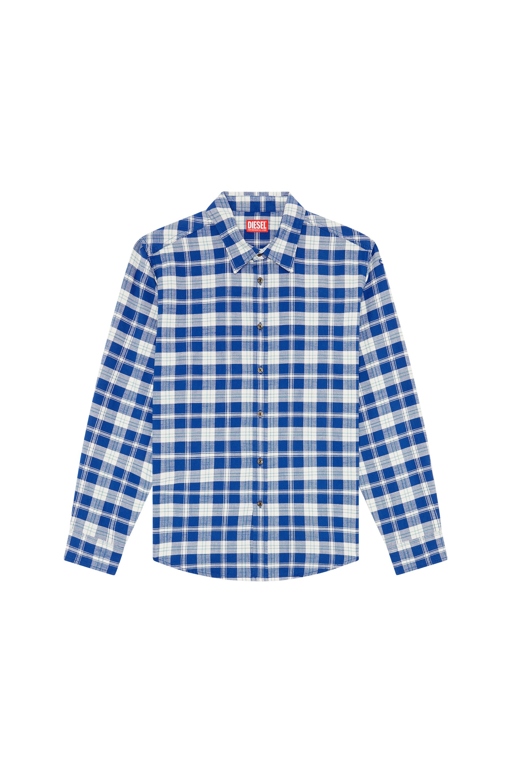 Diesel - S-UMBE-CHECK-NW, Man Shirt in checked flannel in Multicolor - Image 3
