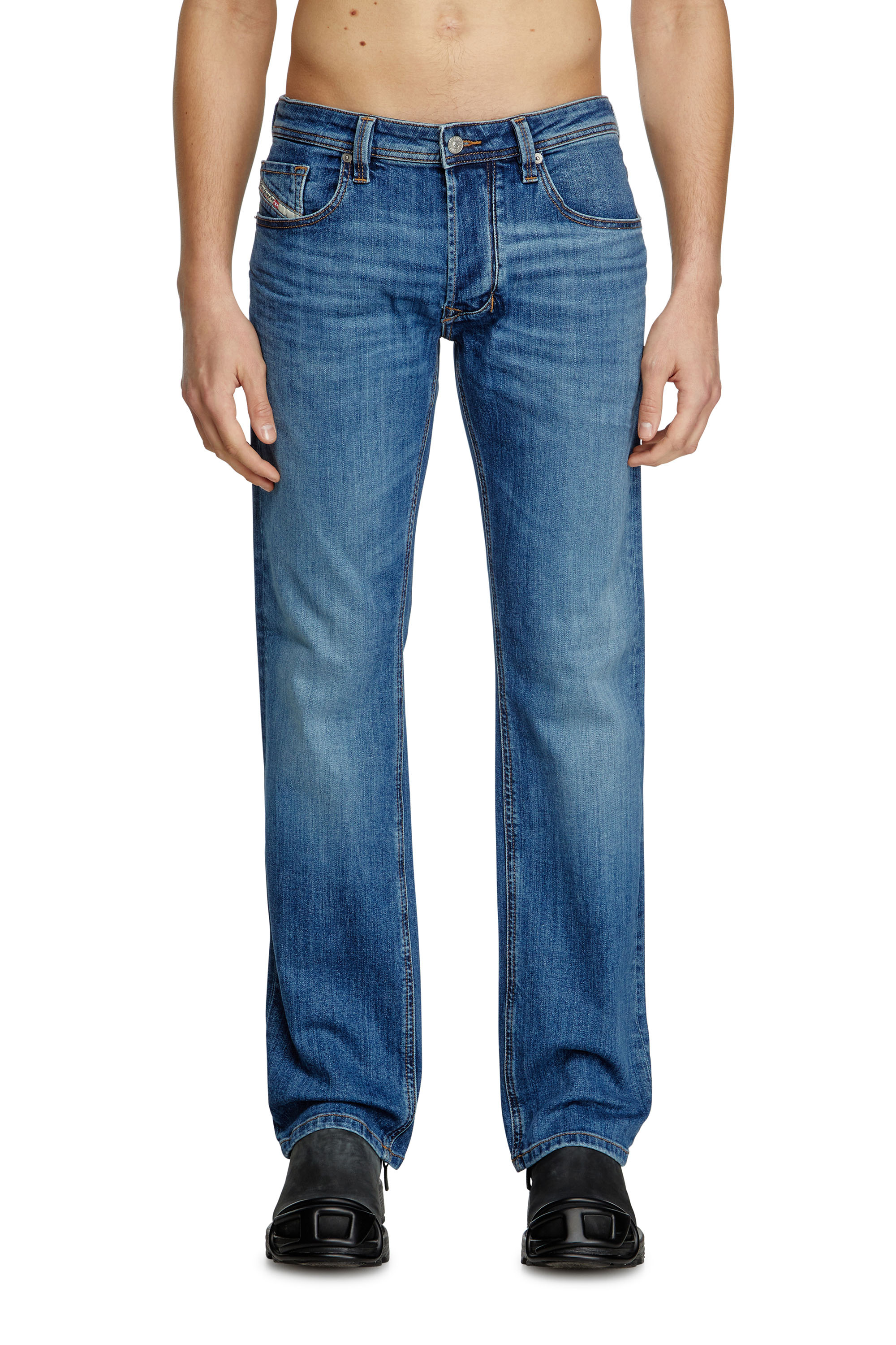 Diesel - Man's Regular Jeans 1985 Larkee 0KIAL, Light Blue - 3