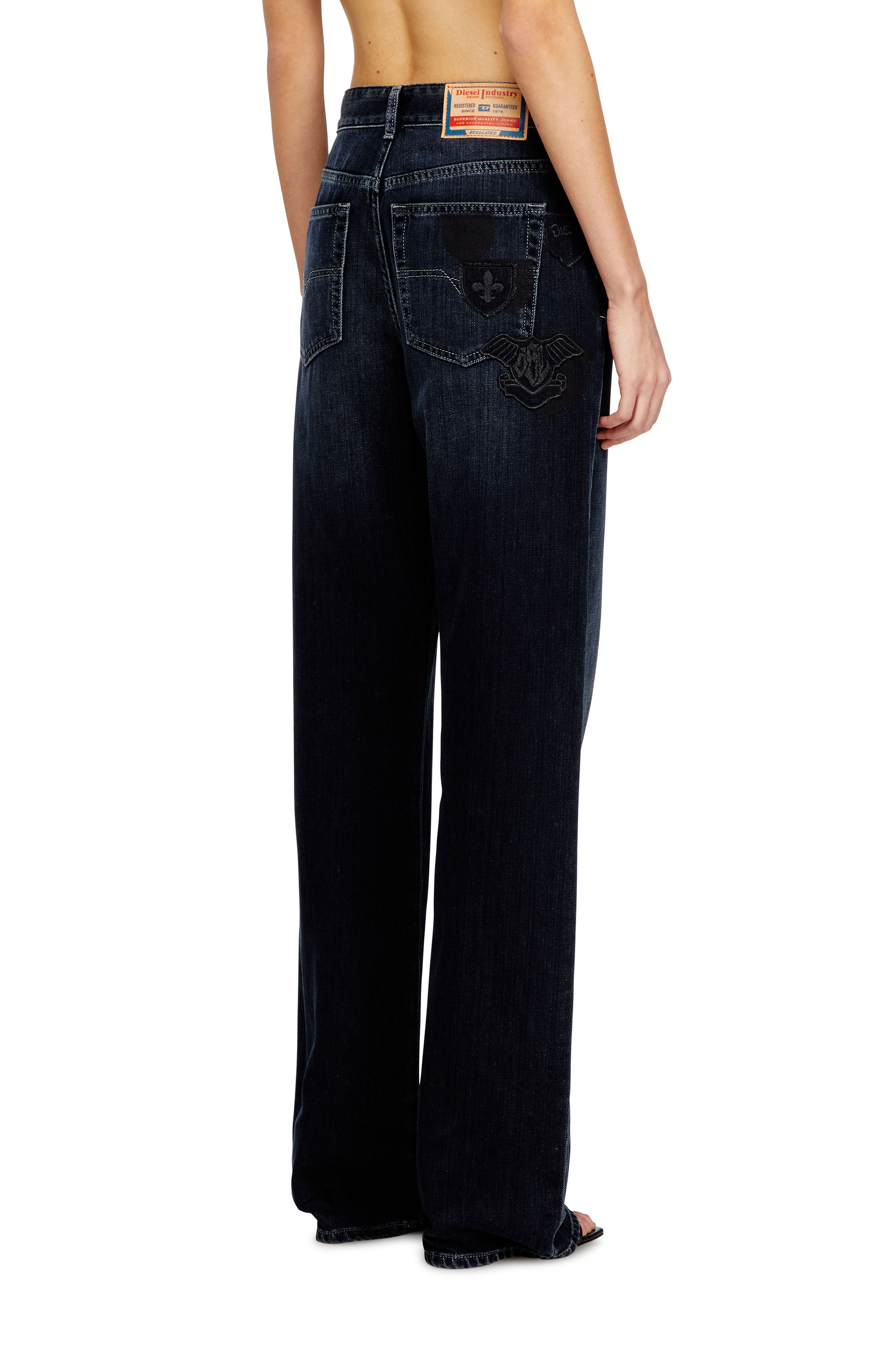 Diesel - Woman's Regular Jeans 1971 D-Sent 09Q19, Dark Blue - 3