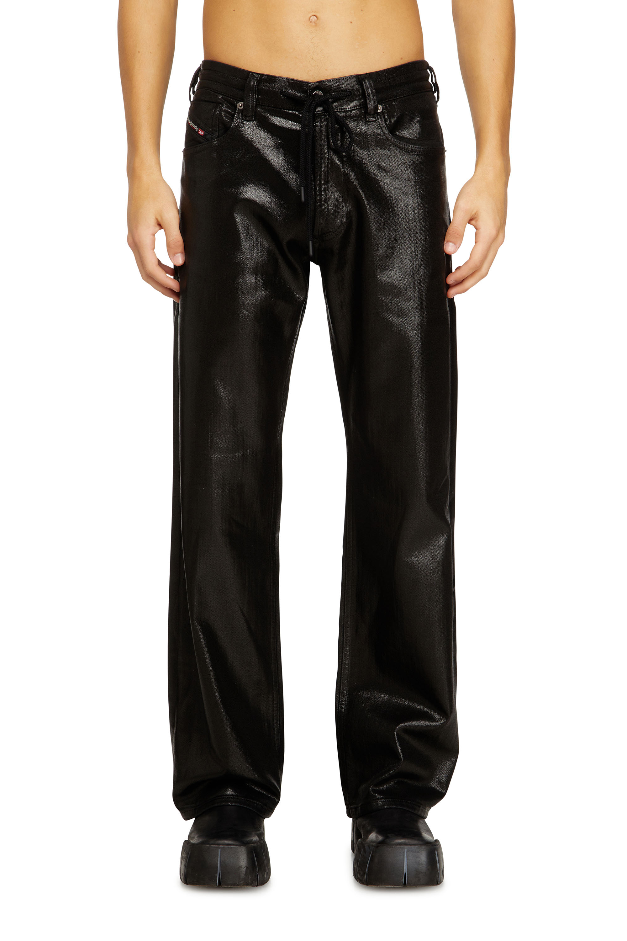 Diesel - Man's Relaxed 2080 D-Reel Joggjeans&reg; 068VD, Black/Dark grey - 1