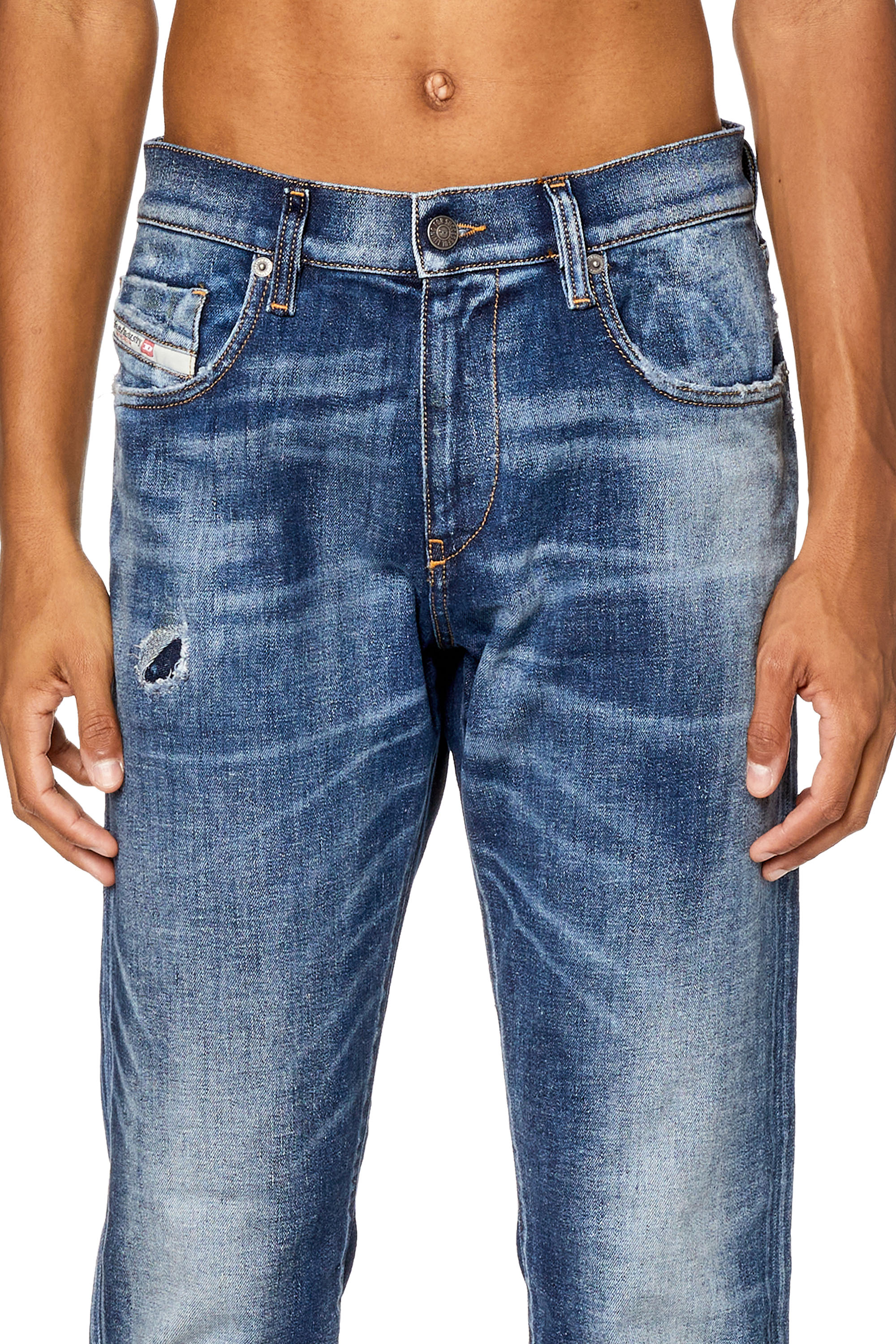 Diesel - Slim Jeans 2019 D-Strukt 09G89, Medium blue - Image 3