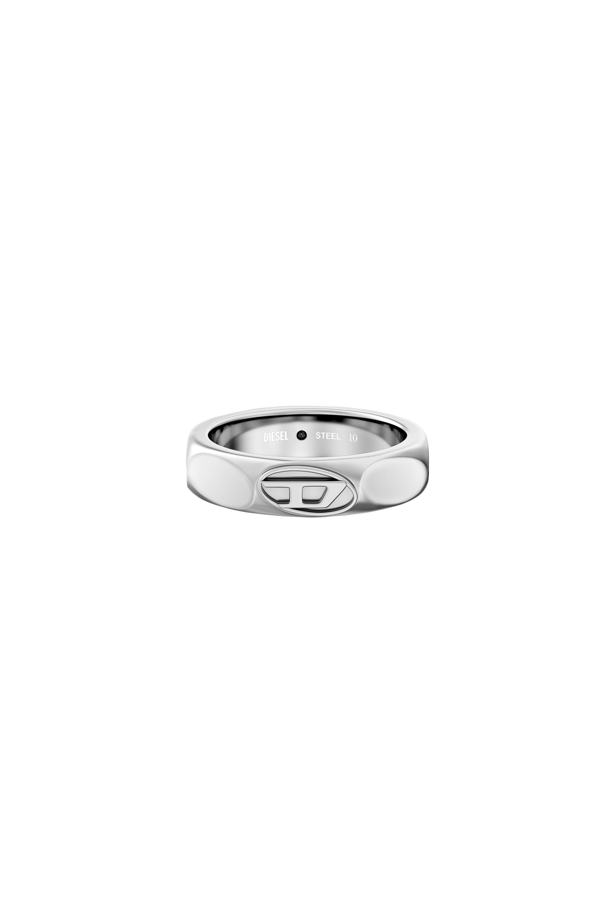 Diesel - DX1693040 JEWELLERY, Unisex's Stainless steel band ring in Silver - 3