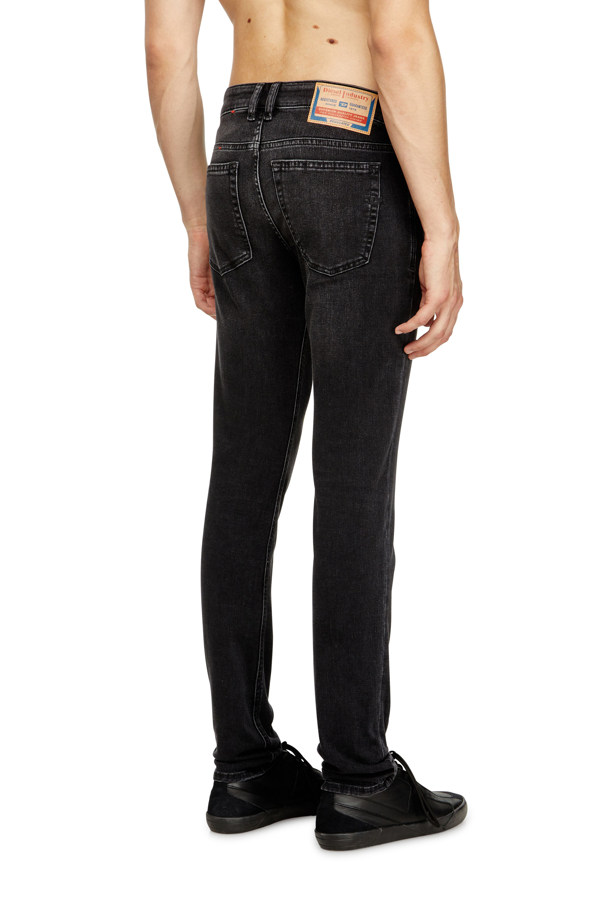 Skinny Jeans 1979 Sleenker 0DBDN, Black/Dark grey Diesel - Man's Skinny Jeans 1979 Sleenker 0DBDN, Black/Dark grey - 4