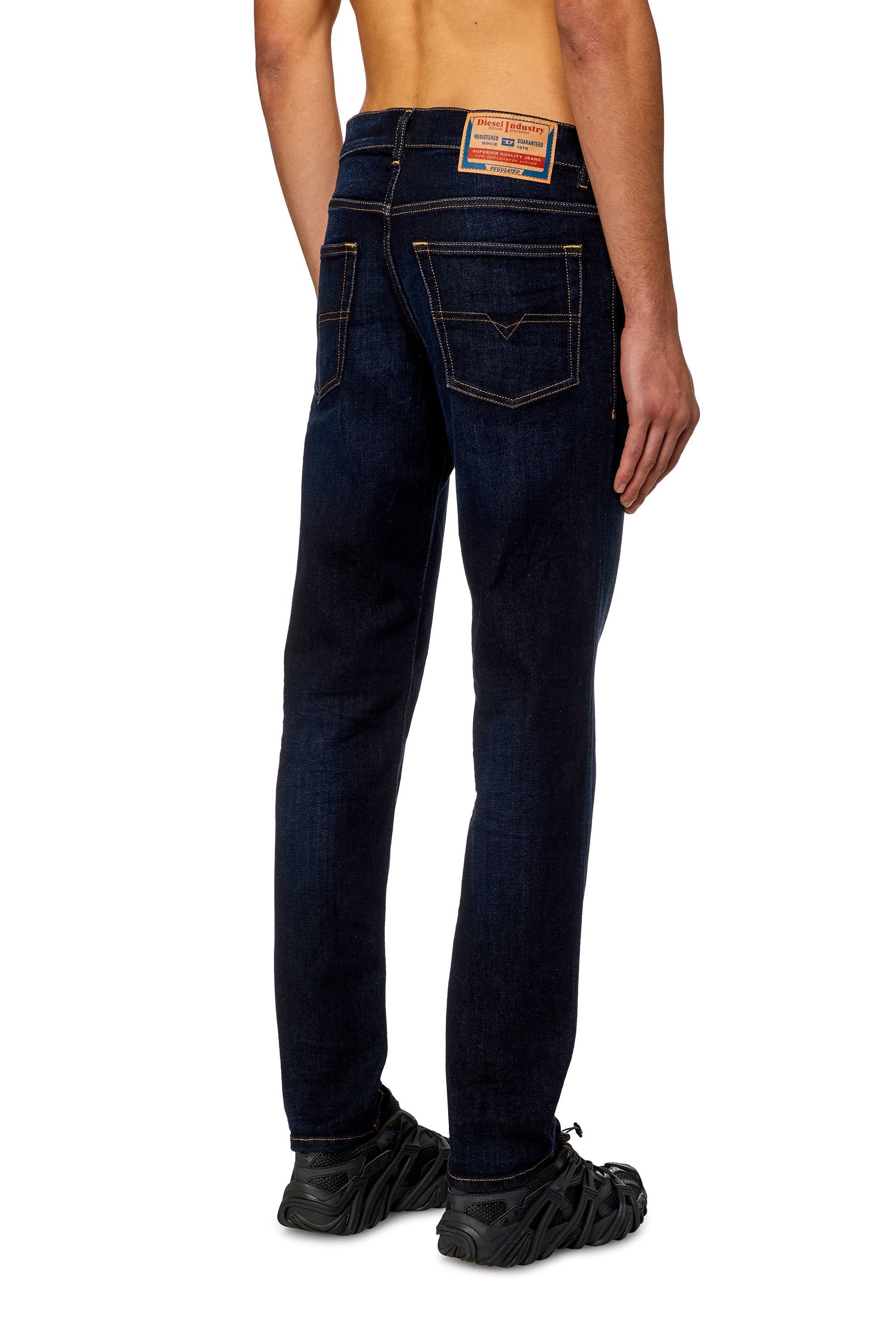 Diesel - Man Tapered Jeans 2023 D-Finitive 009ZS, Dark Blue - Image 3