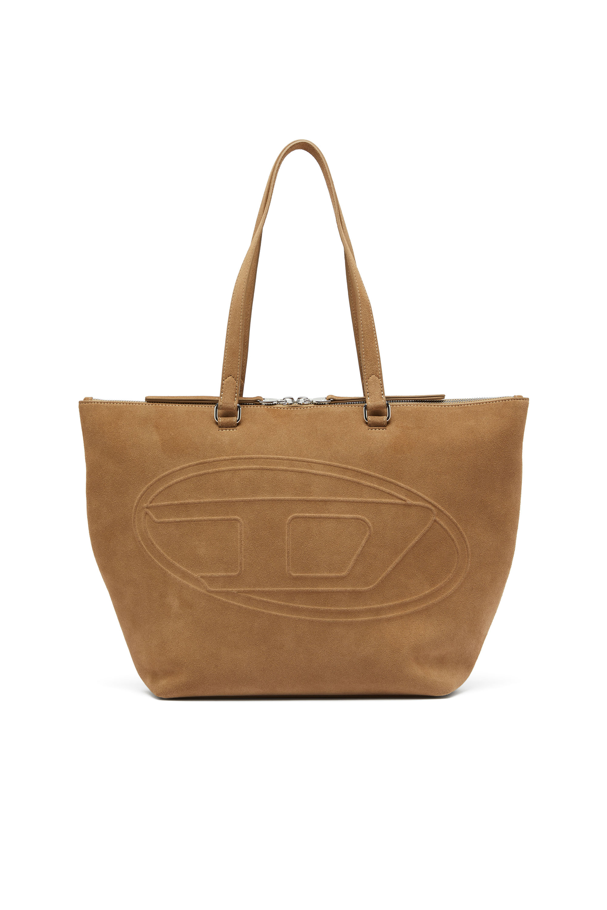 Diesel - 1DR DOME TOTE E/W, Unisex's 1DR Dome-Suede tote with Oval D Logo in null - 1