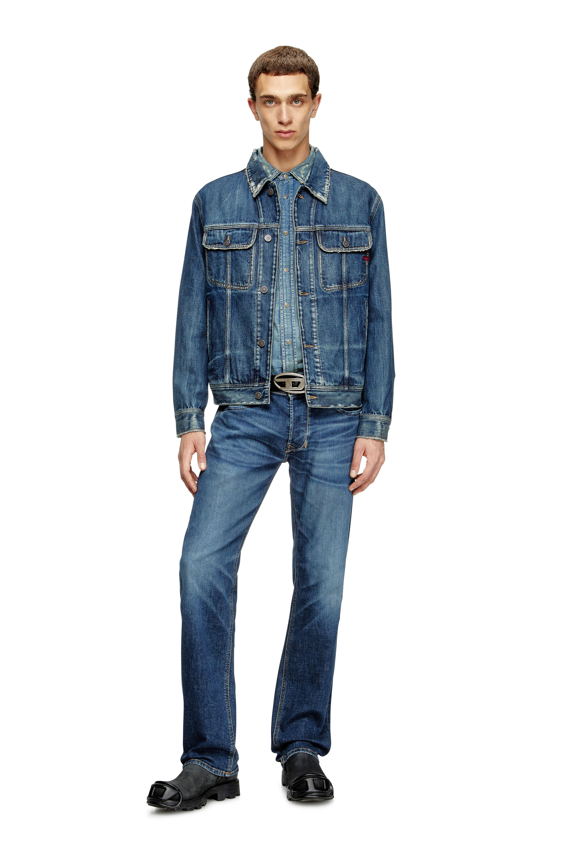 Diesel - Man's Regular Jeans 1985 Larkee 09J47, Dark Blue - 2