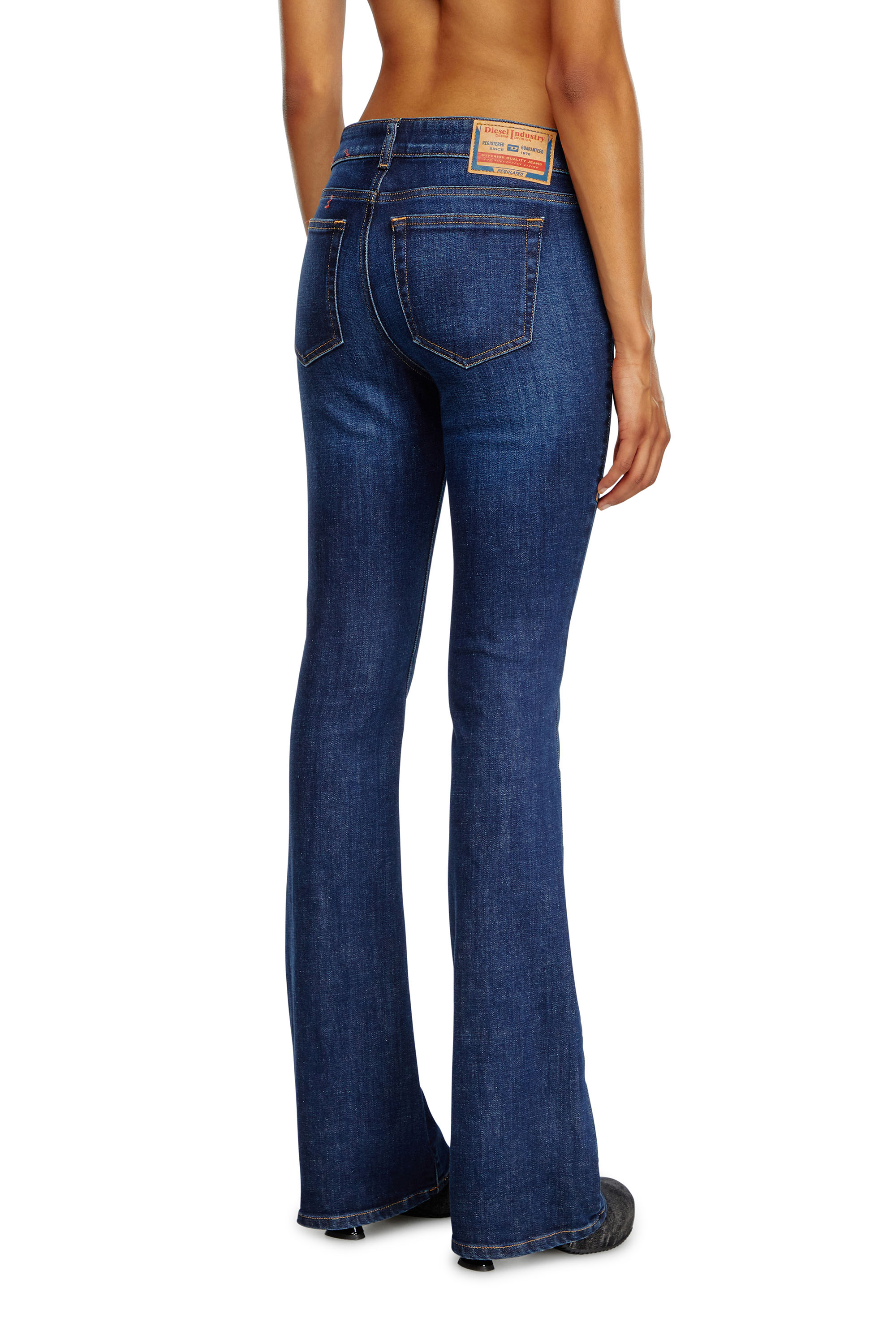 Diesel - Bootcut and Flare Jeans 1969 D-Ebbey 09B90, Dark Blue - Image 2